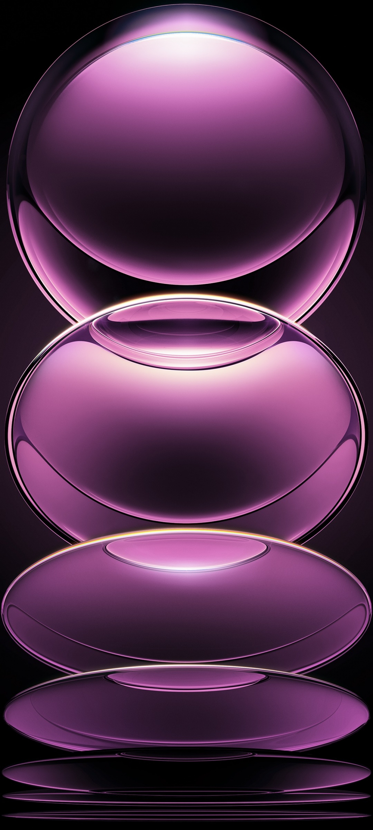 Glass Abstract Pink Semitransparent