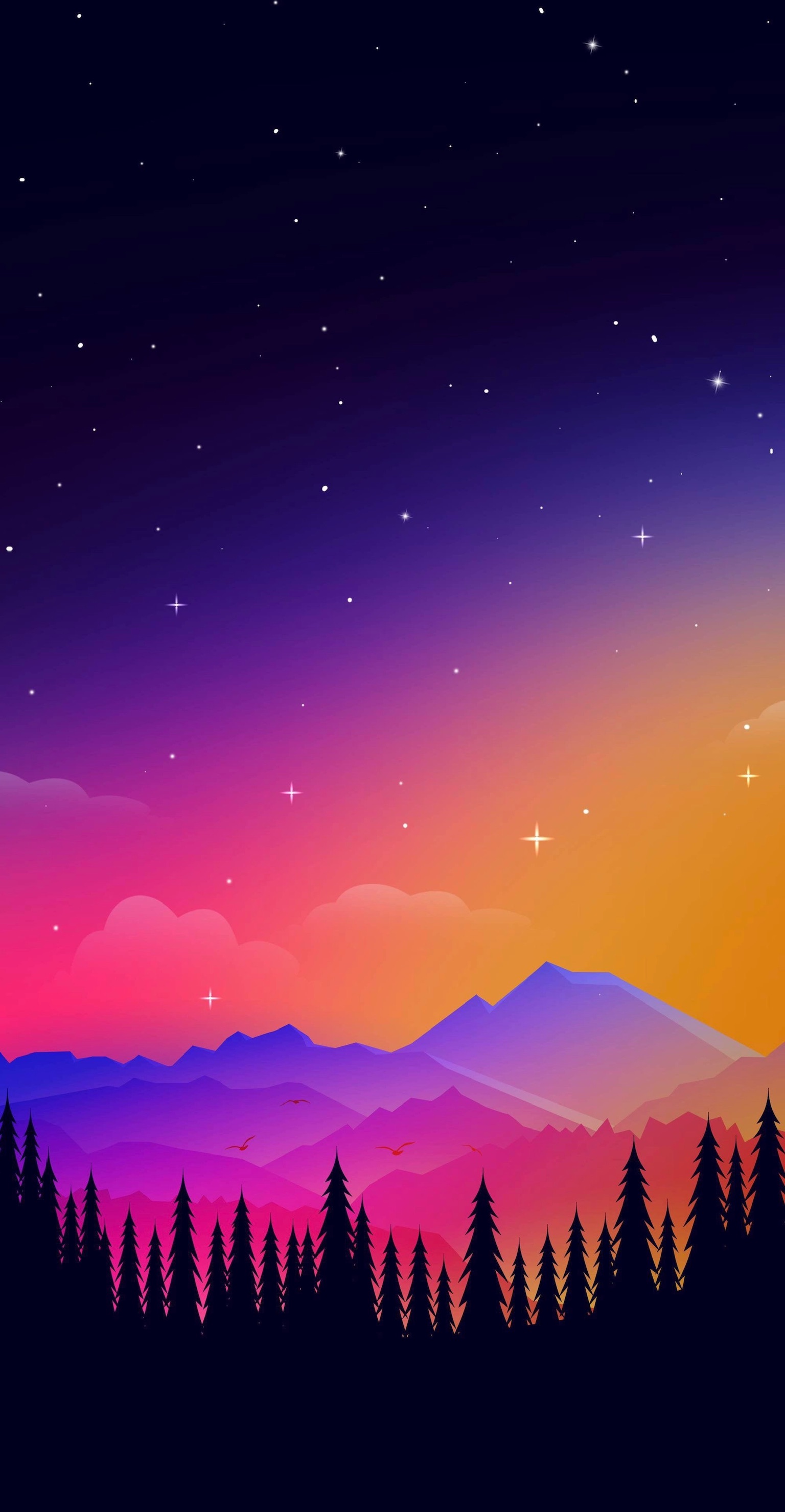 Cartoon Sunset — Free Wallpapers — Apple Scoop