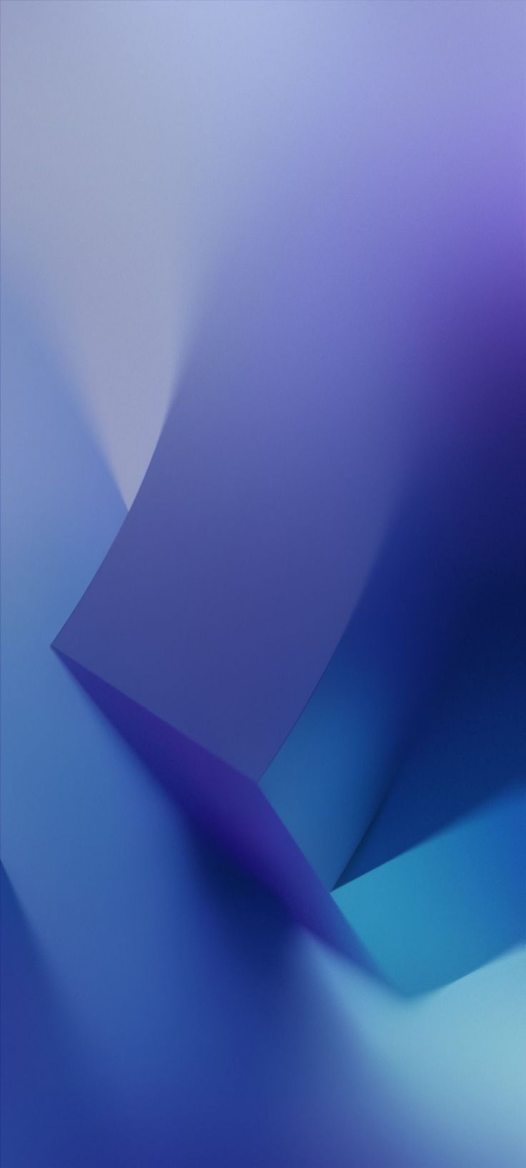 Abstract Dark Blue And Light Blue Shapes