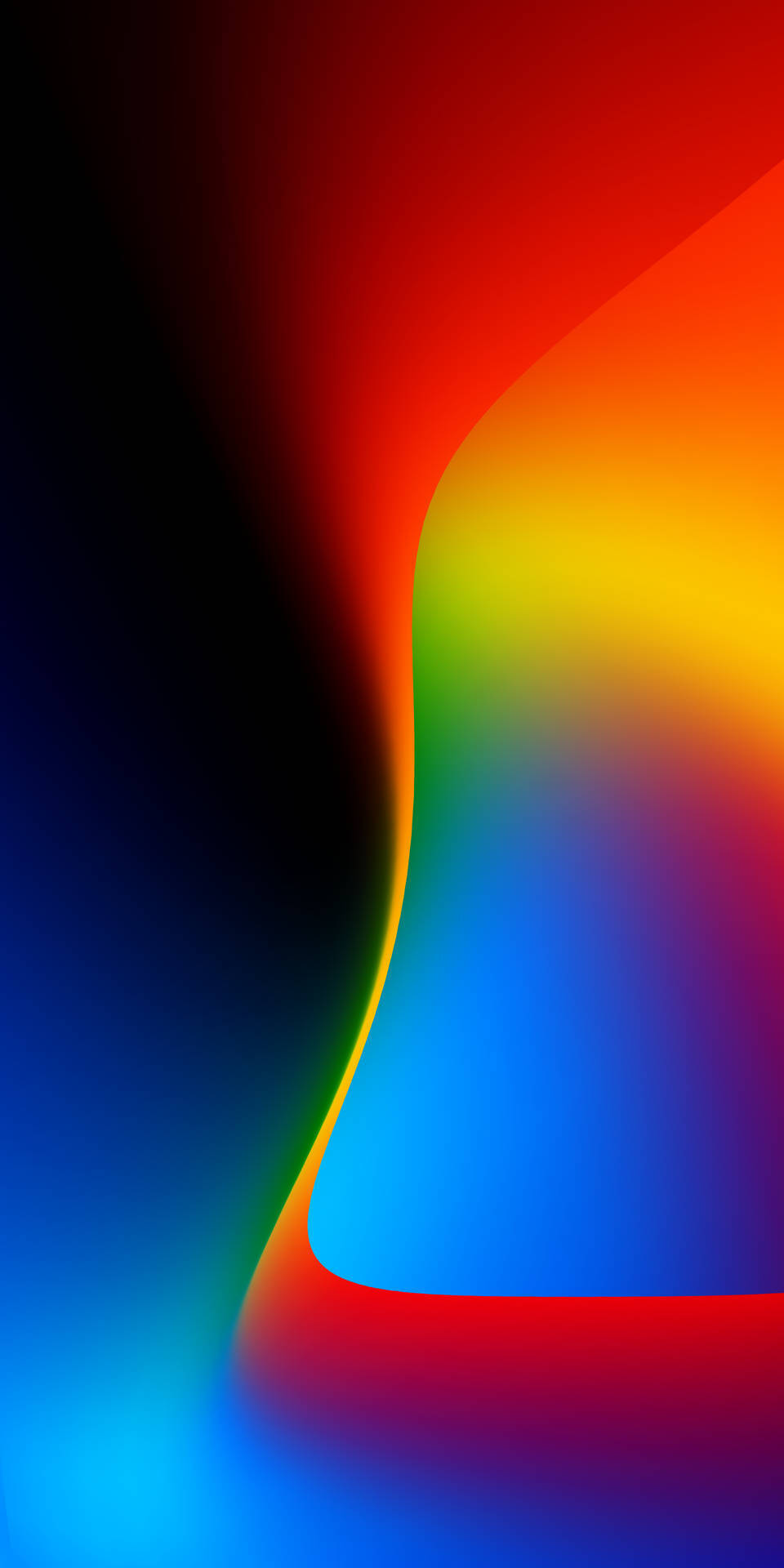 Abstract Rainbow Gradient OPPO A5s