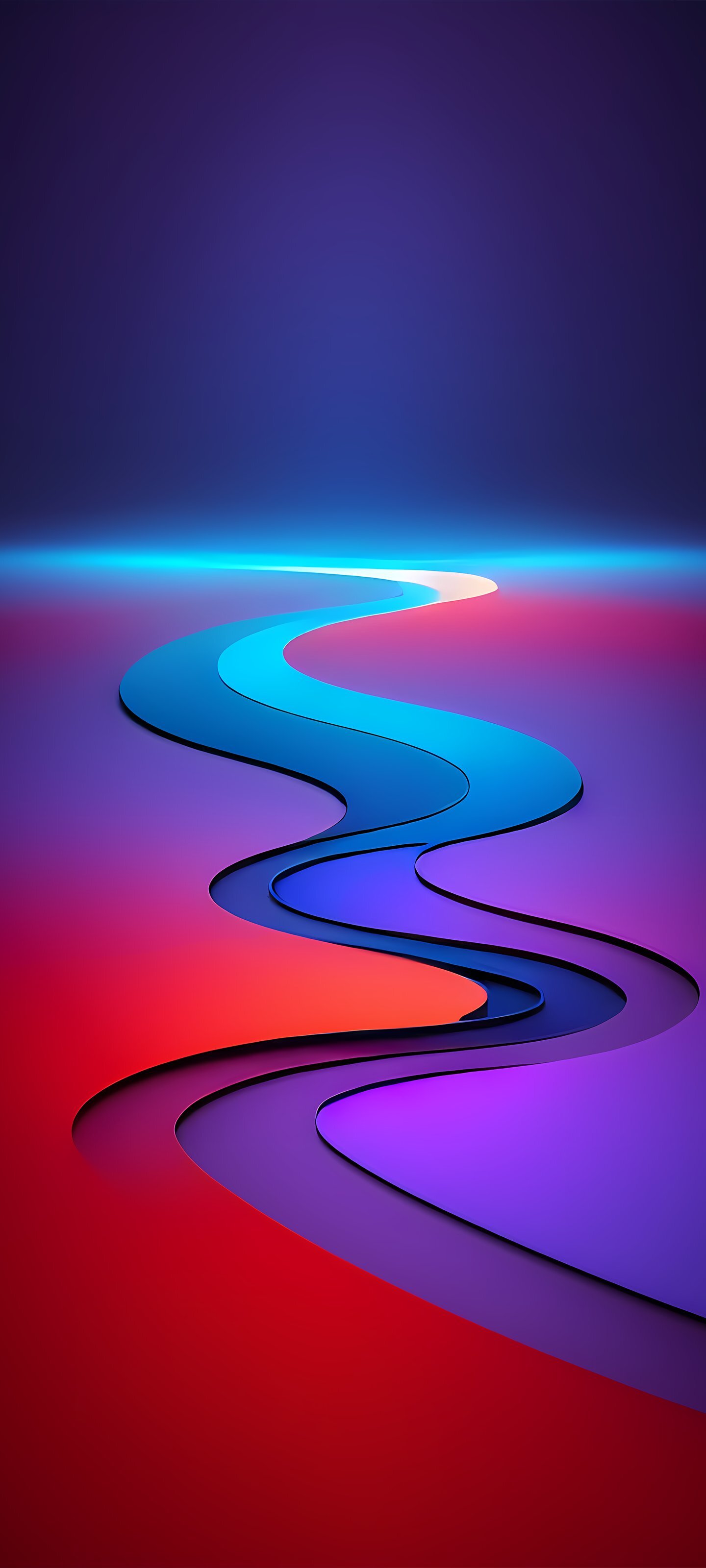 Abstract Sheets Panes Of Gradient Color Glow Red And Purple And Blue Wallpaper For Apple iPhone And Google Android 2025 Top Wallpapers