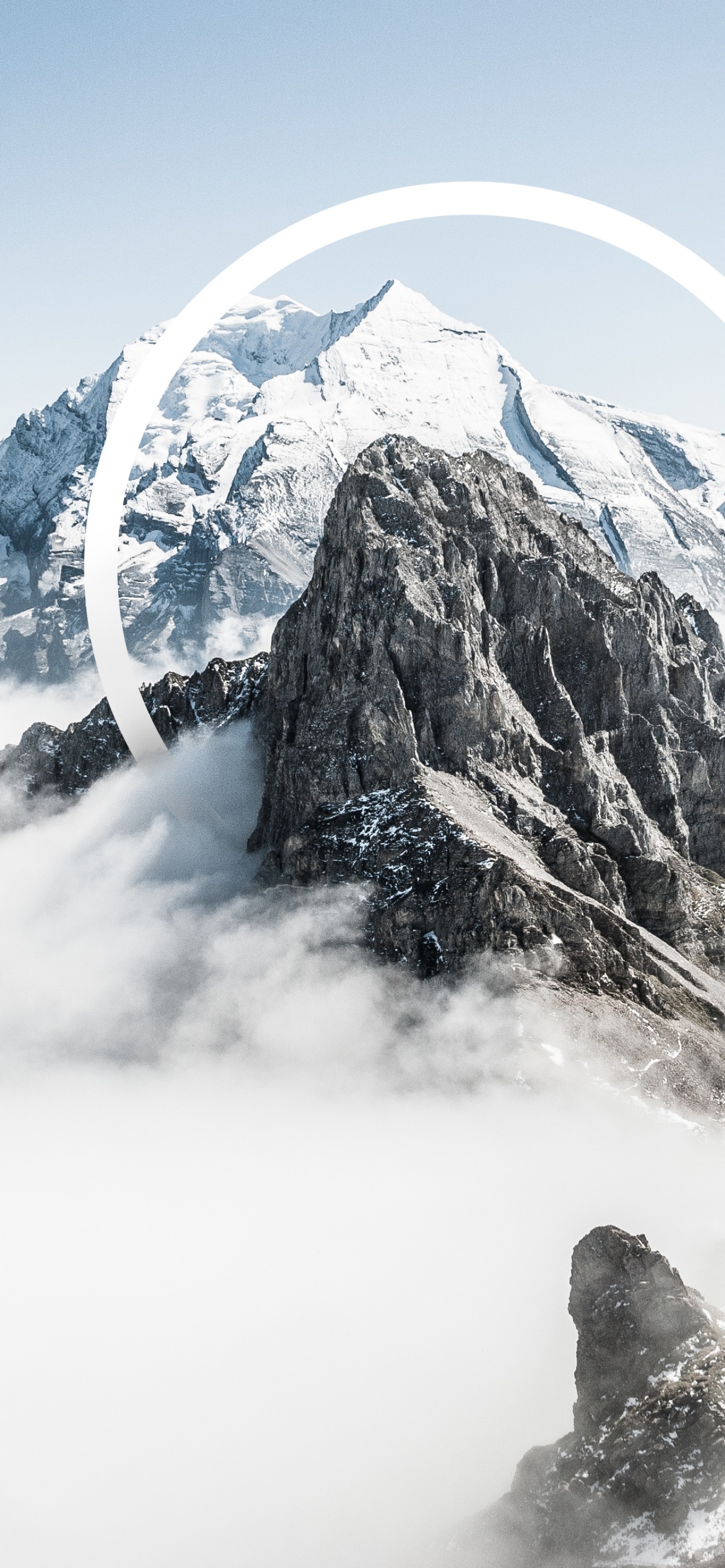 Alps Mountains Minimalistic