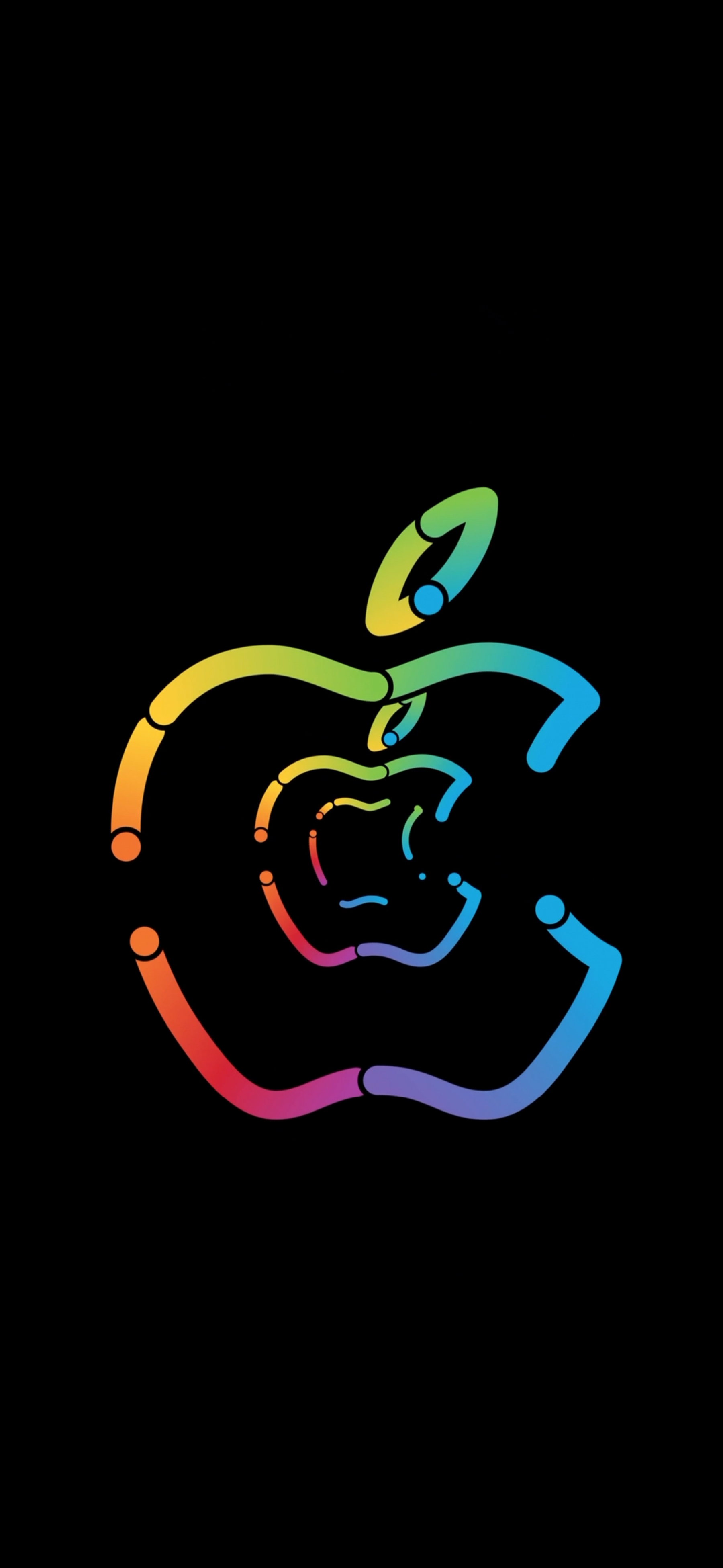 Alternative Apple Logo Artistic wallpaper for Apple iPhone, Apple Watch, Mac, iPad and Apple Watch