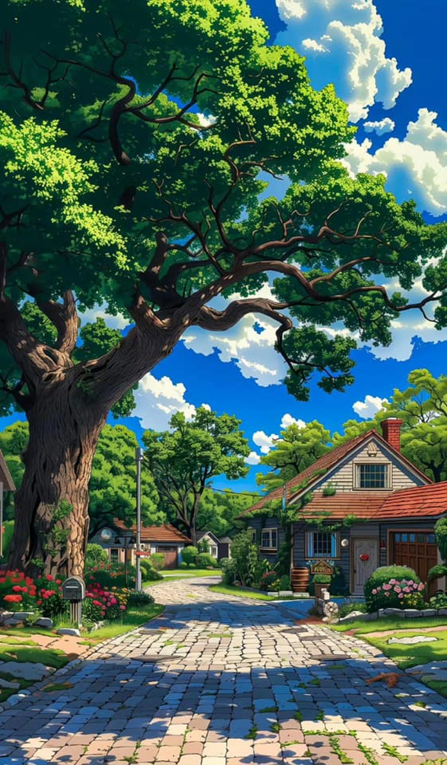 Anime Cozy Homes Animated Digital