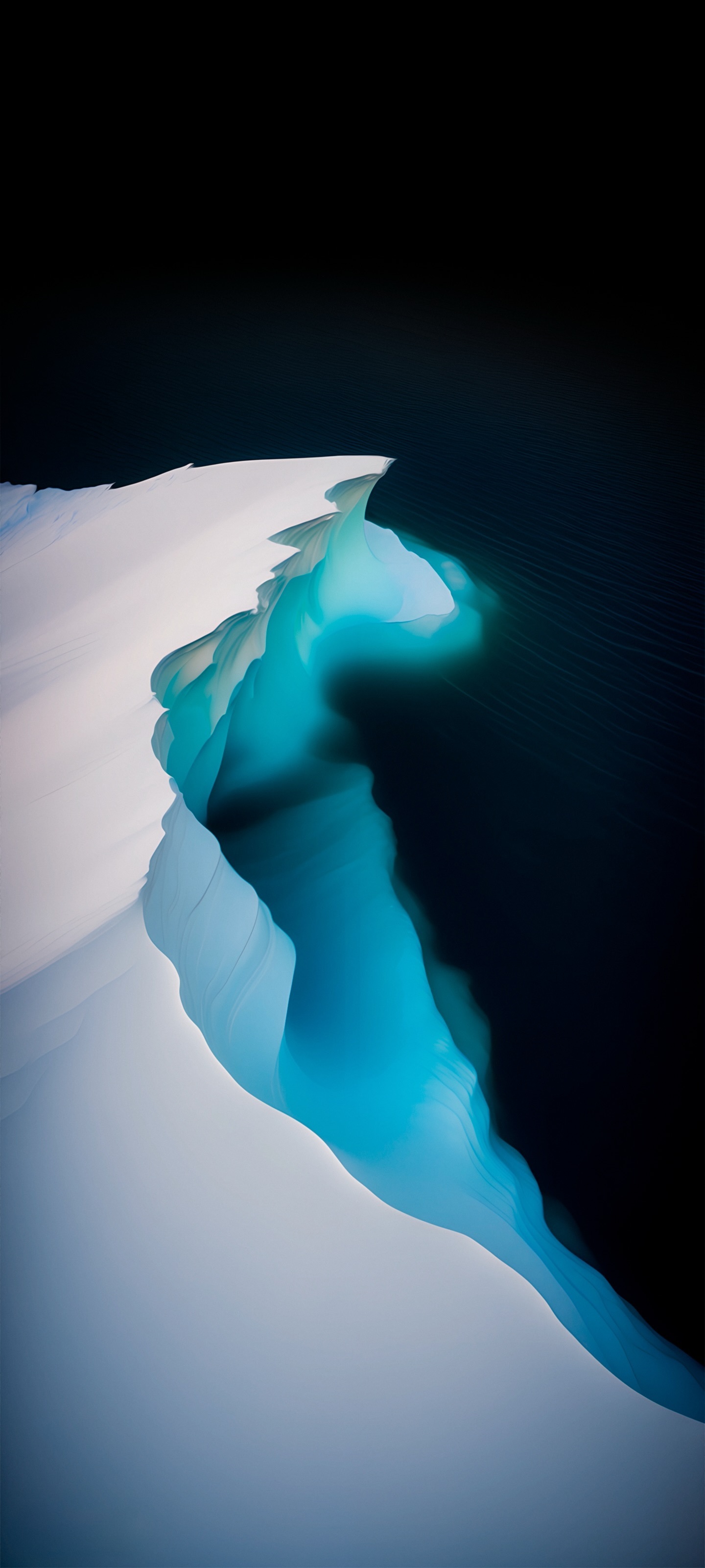 Antarctic Ice Caps Icecaps Ice Sheets Glacier From Above Black Ocean wallpaper for Apple iPhone, Apple Watch, Mac, iPad and Apple Watch