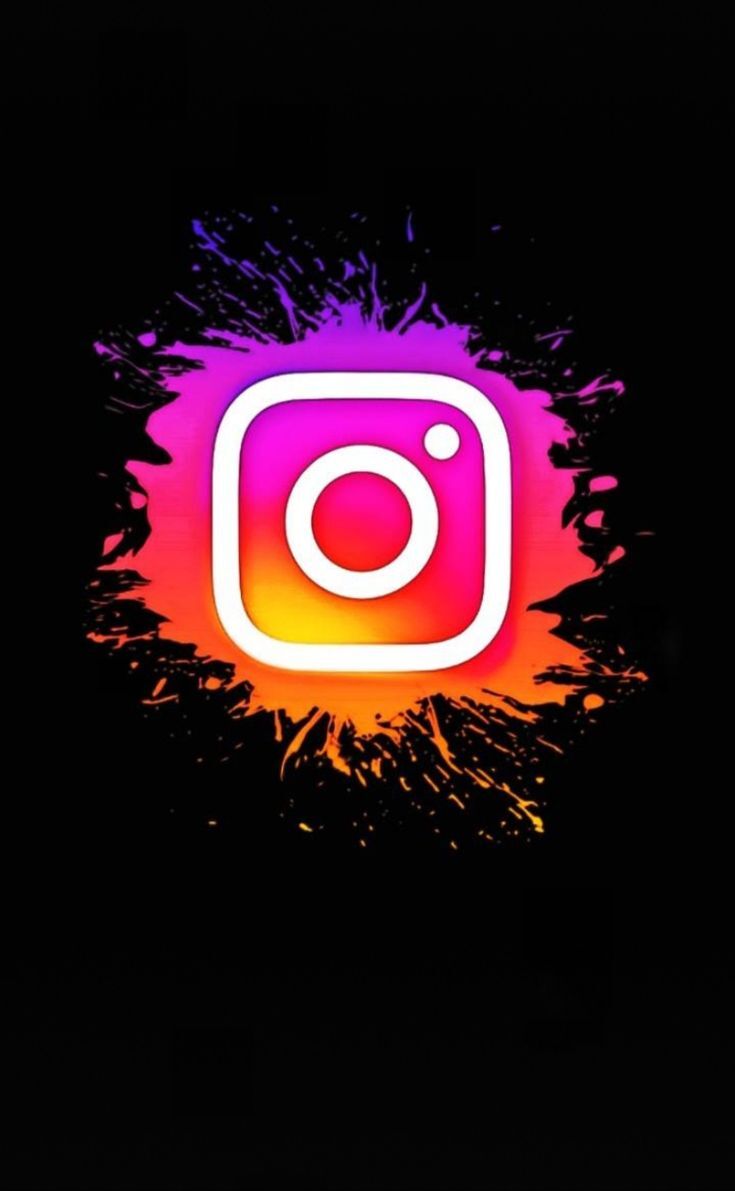 App Store Instagram Logo Paint Splatter