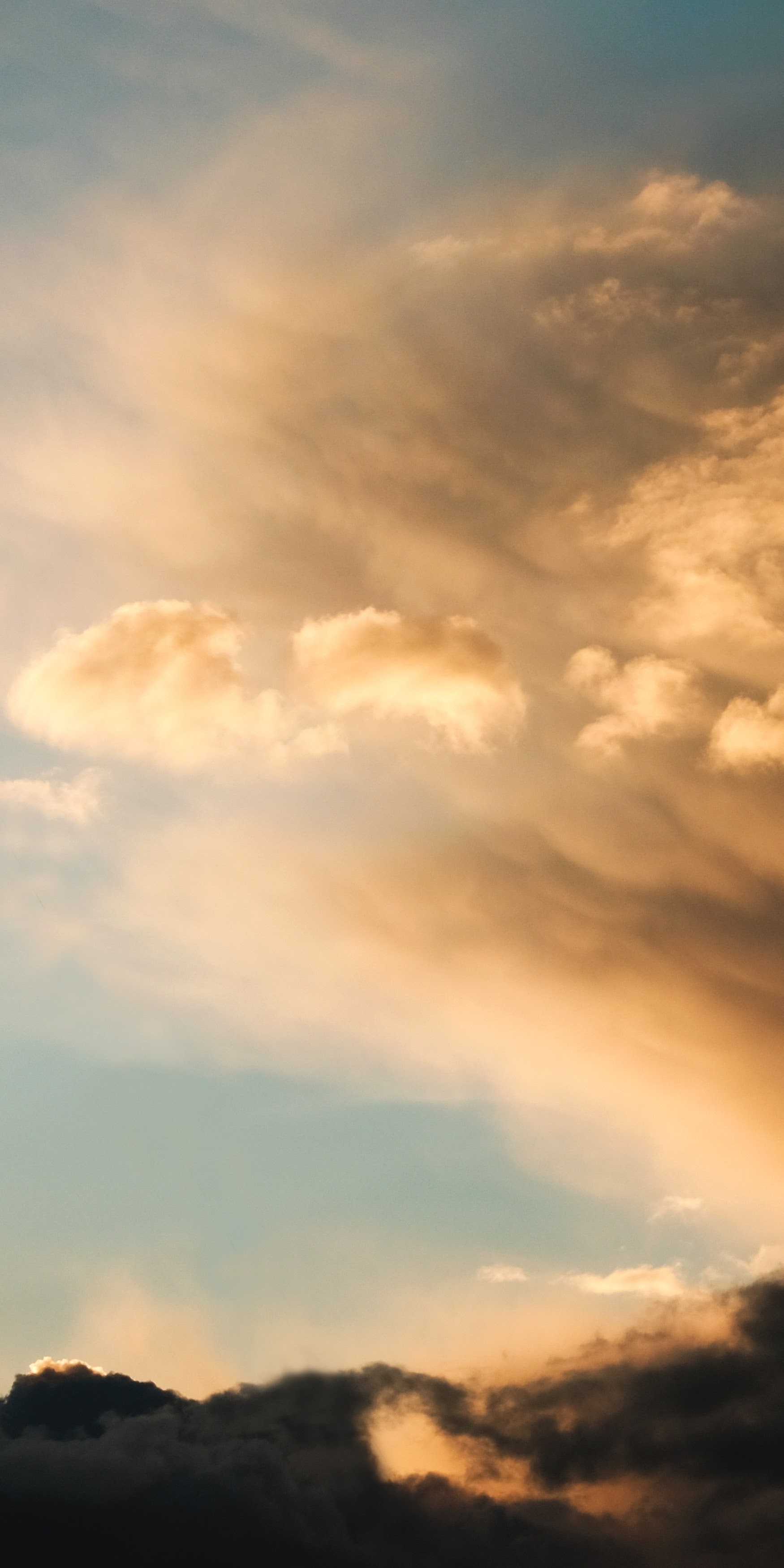 Apple iPhone X Stock White Clouds