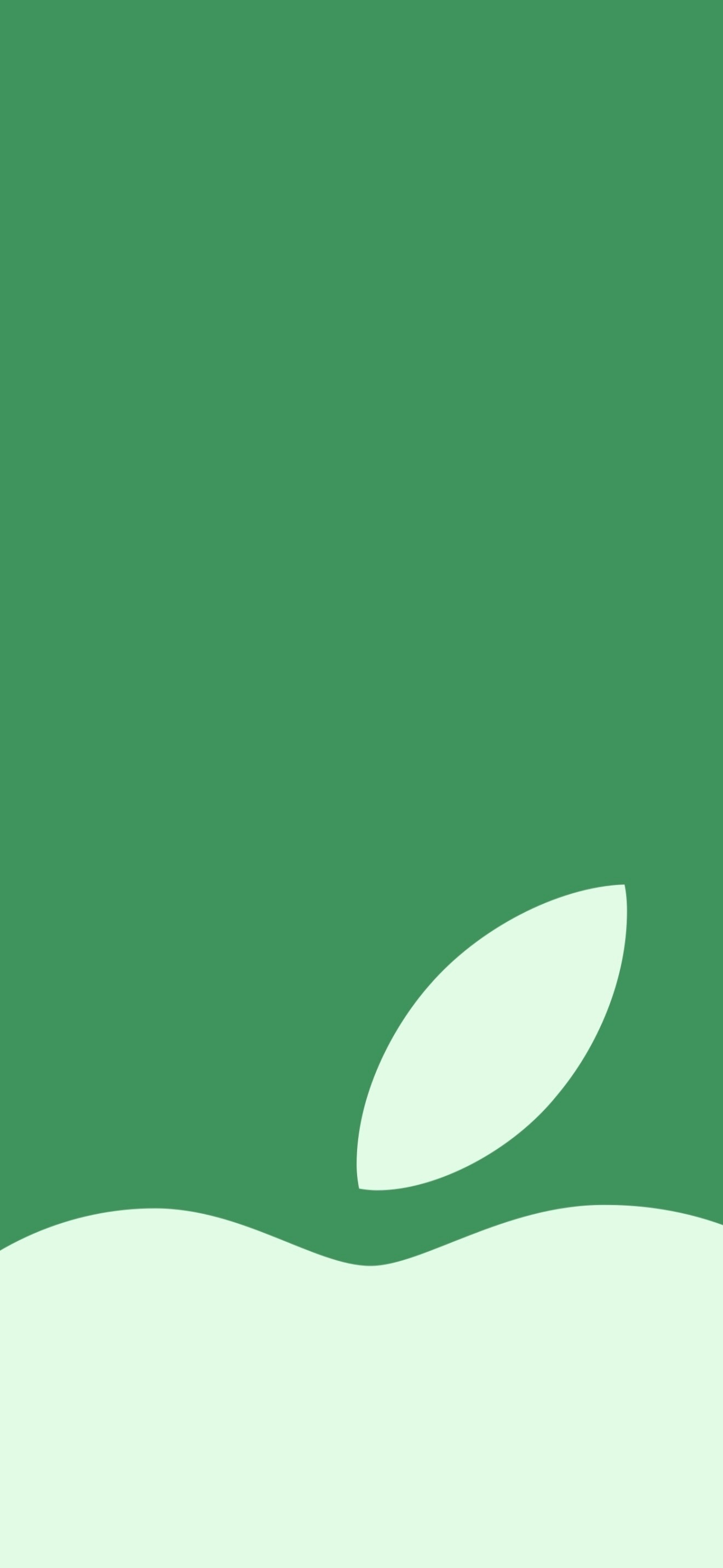 Apple Logo Closeup Green wallpaper for Apple iPhone, Apple Watch, Mac, iPad and Apple Watch