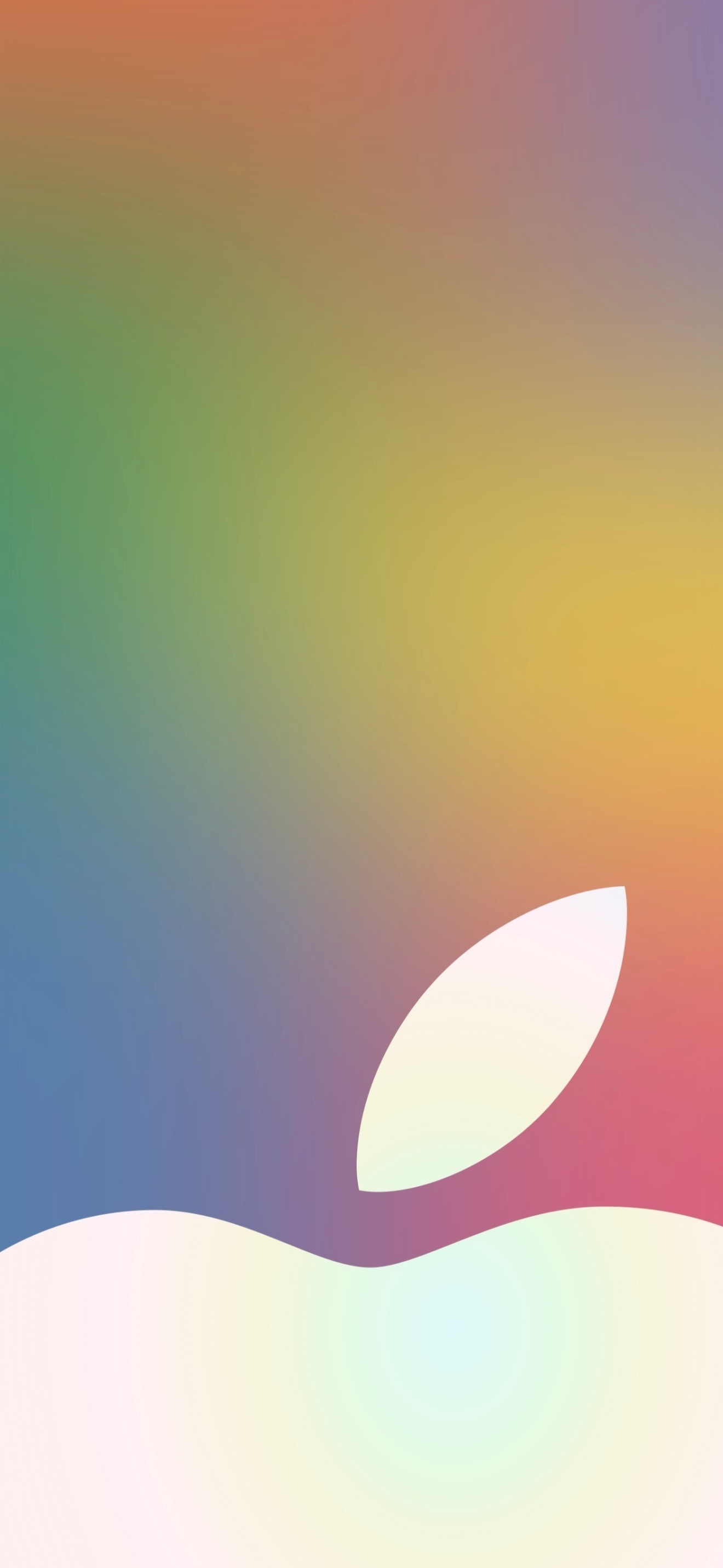 Apple Logo Closeup Rainbow wallpaper for Apple iPhone, Apple Watch, Mac, iPad and Apple Watch