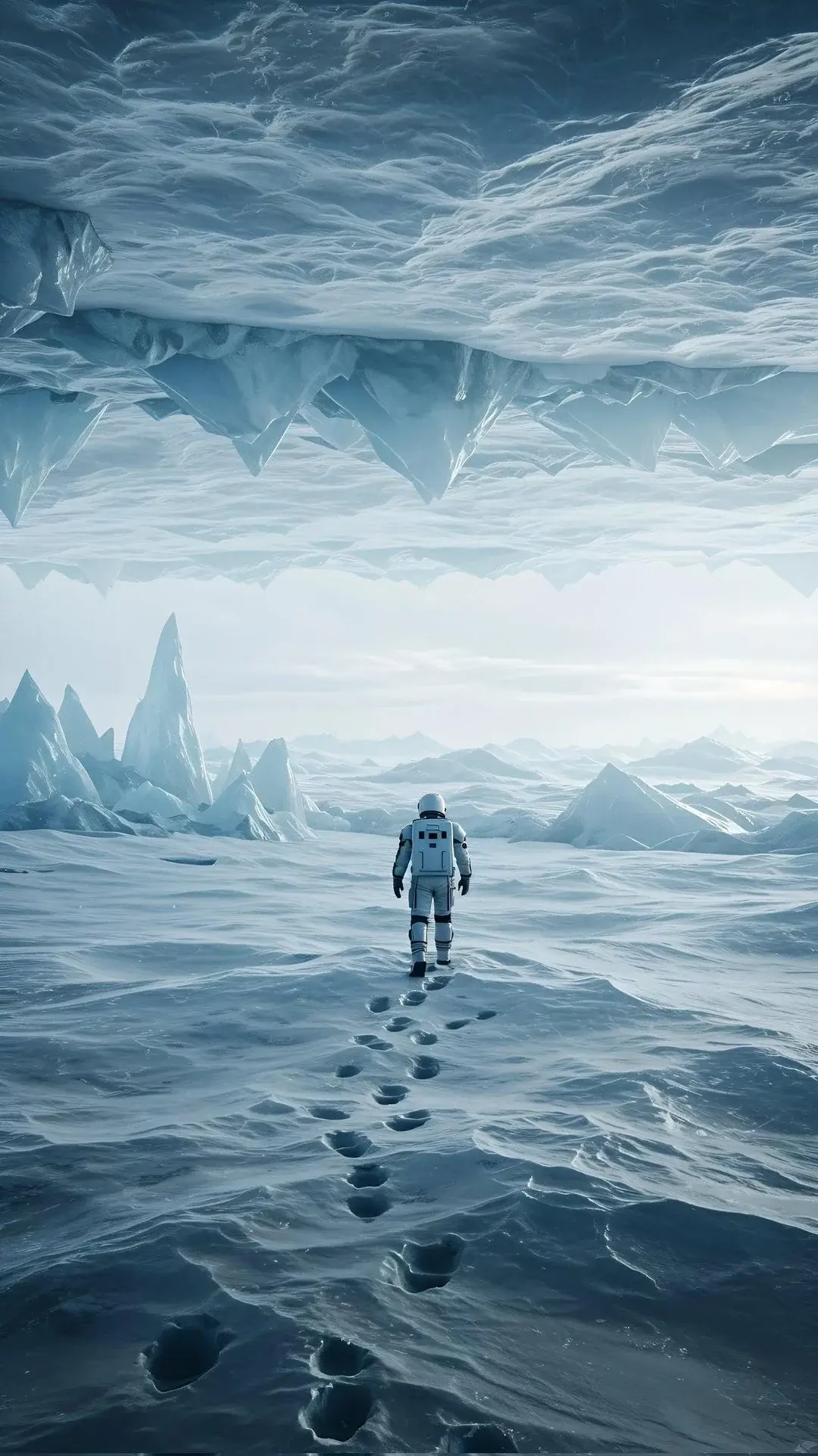 Astronaut On A Parallel Universe Planets Unique Creative Best Wallpapers For Apple iPhone 16