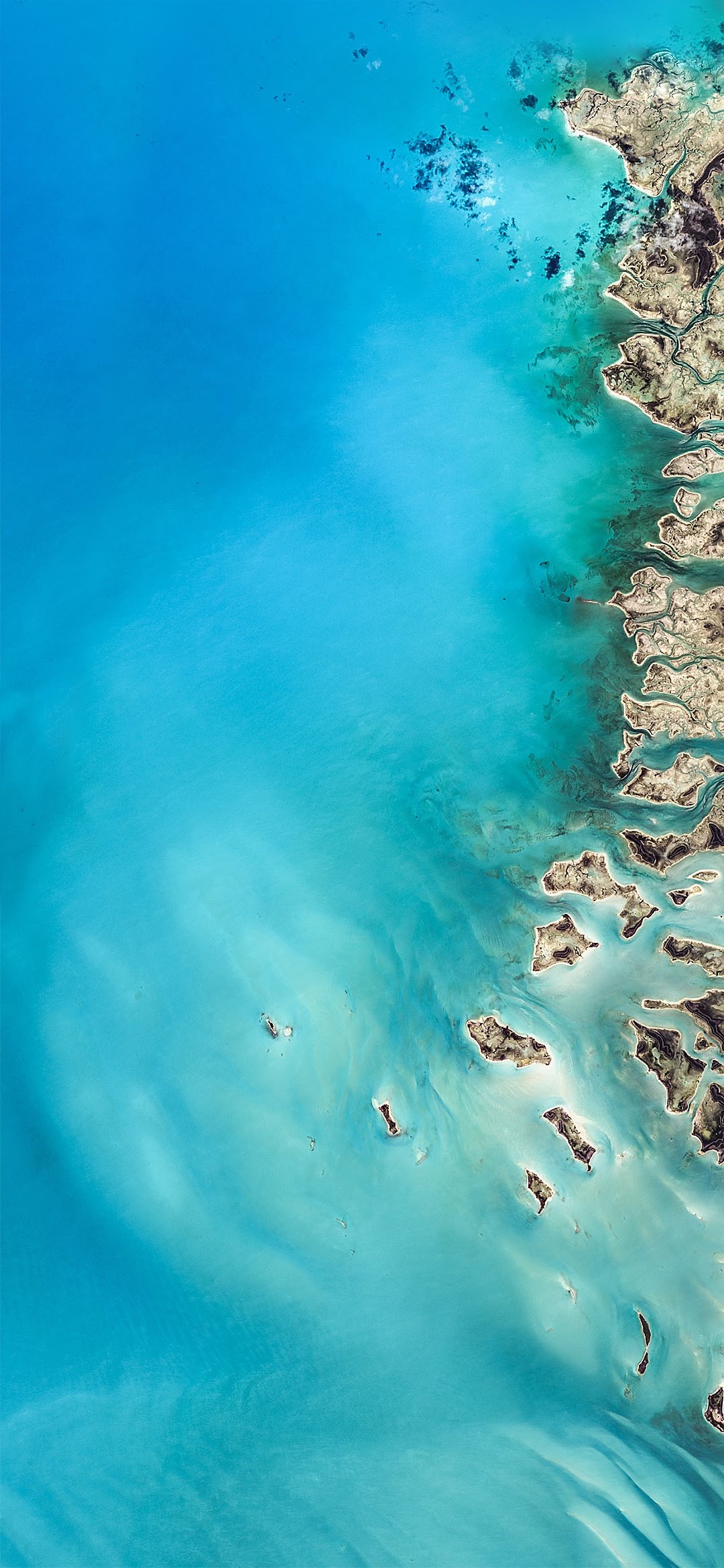 Asus Zenfone 6 2019 Stock Beach From Above wallpaper for Apple iPhone, Apple Watch, Mac, iPad and Apple Watch