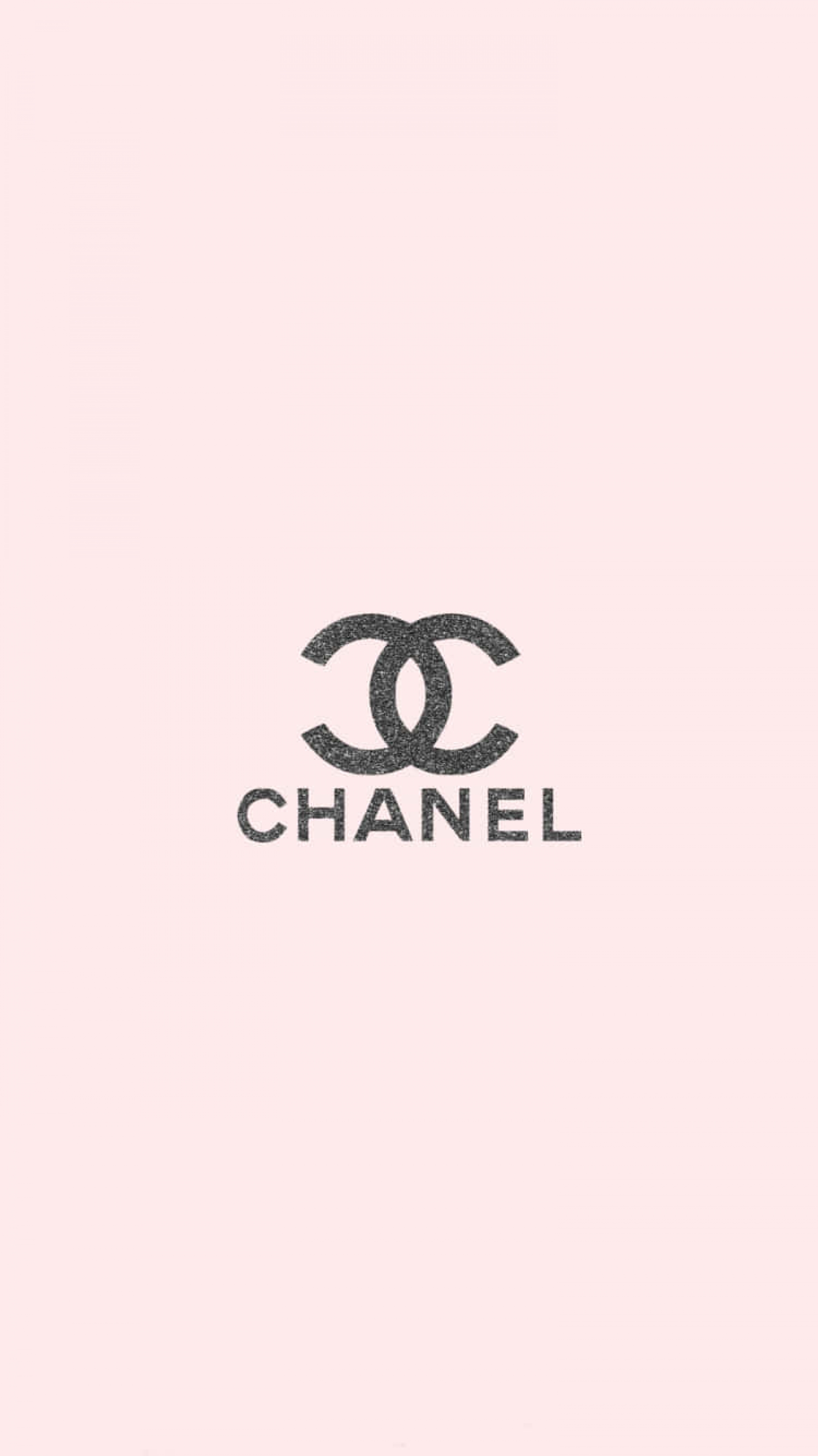 Baby Pink Silver Luxury Brands Chanel Logo