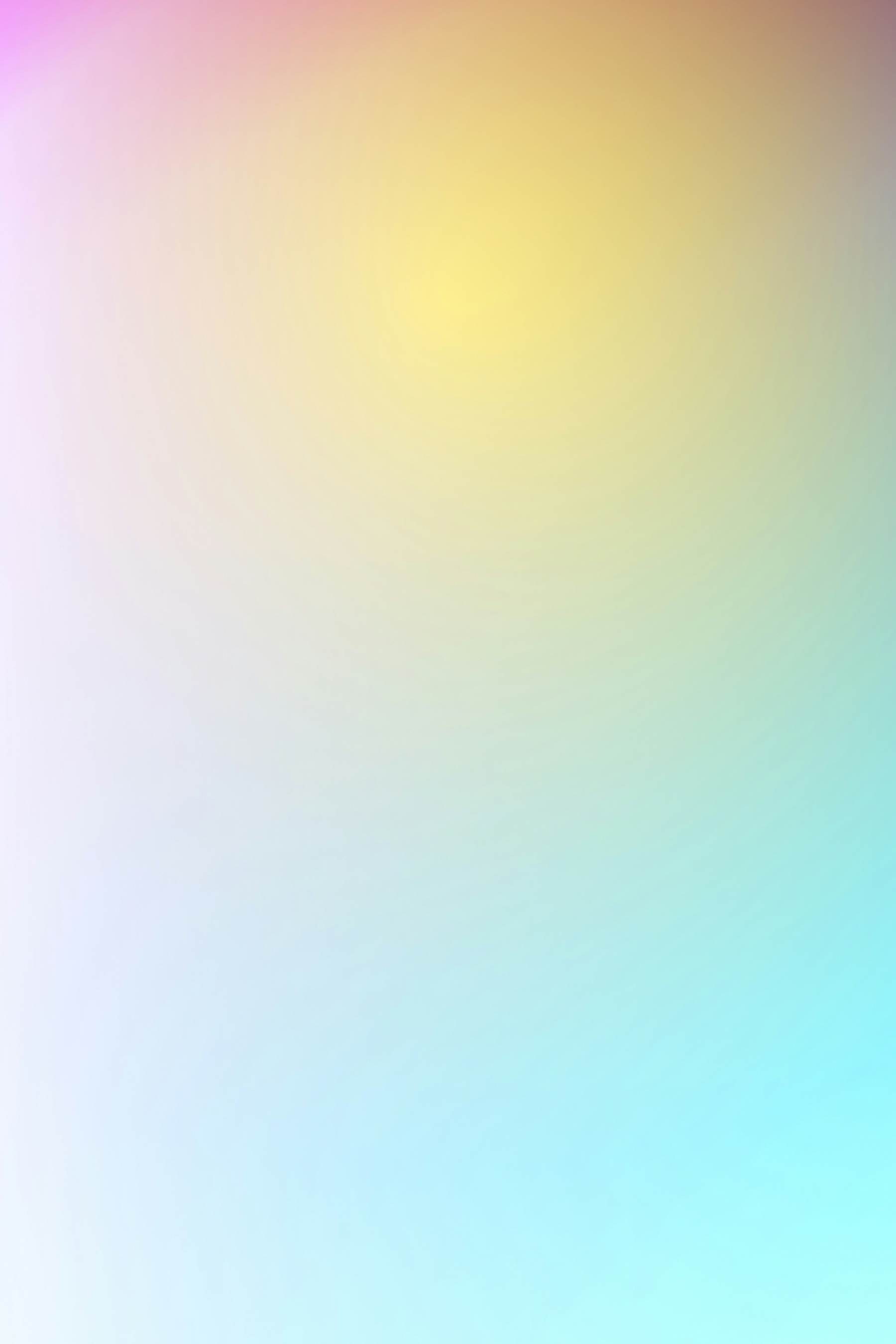 Baby Yellow Blue iOS Gradient