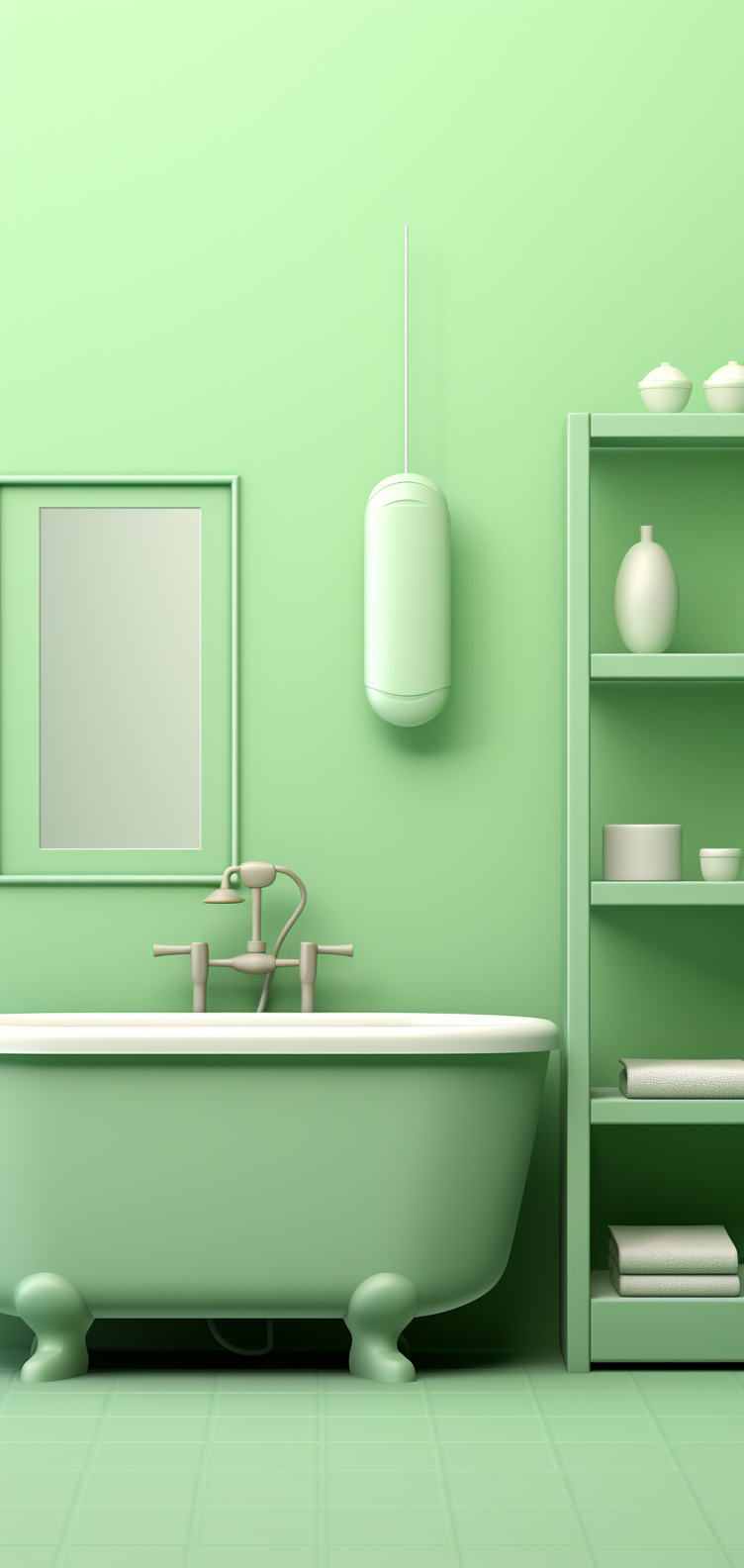 Bathroom Mint Apple HomeKit Default wallpaper for Apple iPhone, Apple Watch, Mac, iPad and Apple Watch