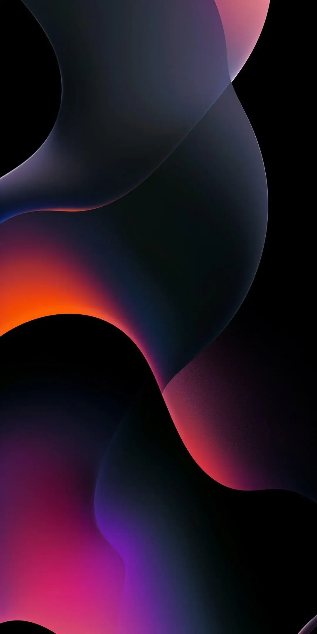 Best Wallpapers For Apple iPhone 16 Default Stock Orange Pink Bubbles