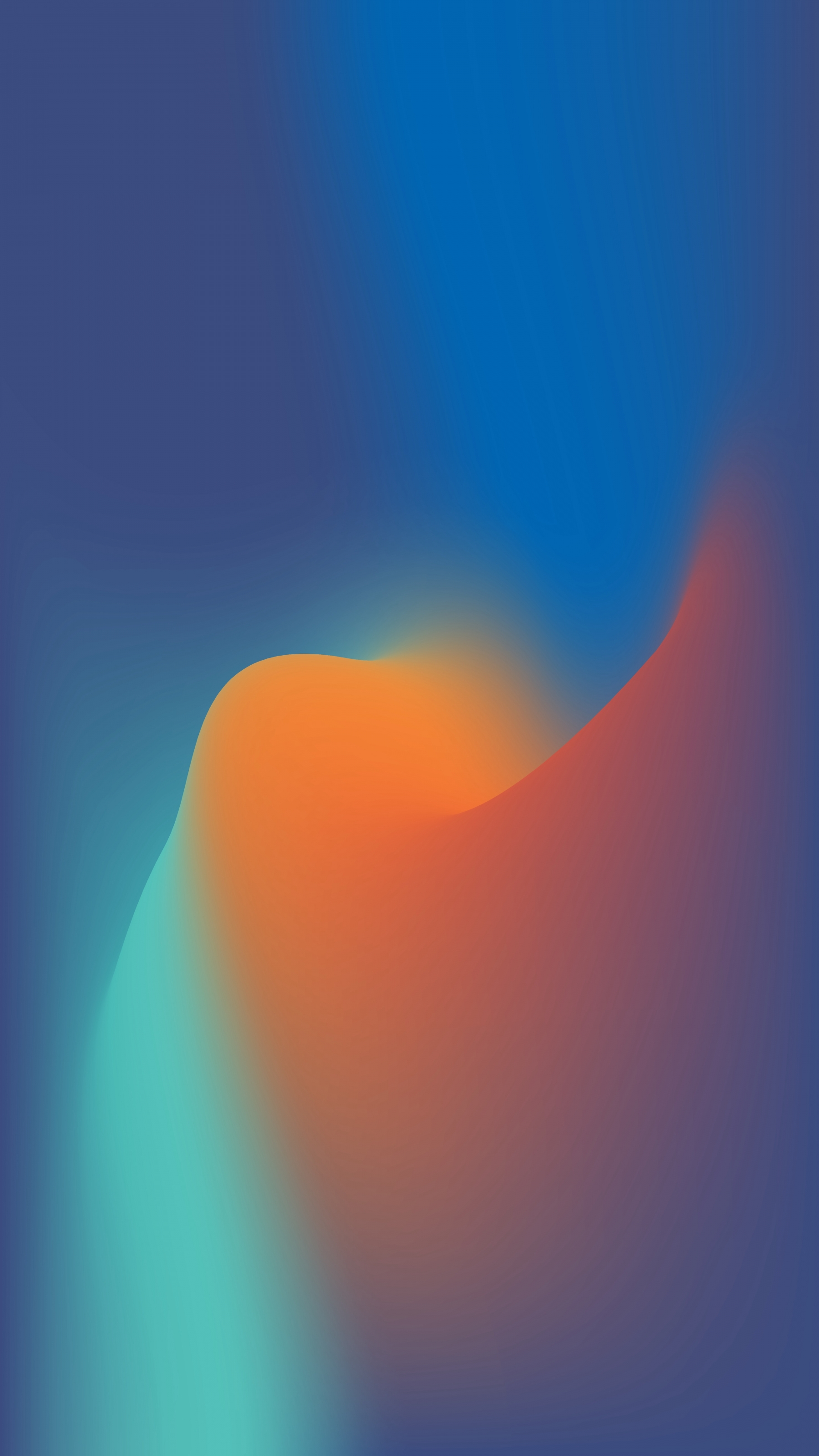 Blue Orange Turquoise Gradient wallpaper for Apple iPhone, Apple Watch, Mac, iPad and Apple Watch