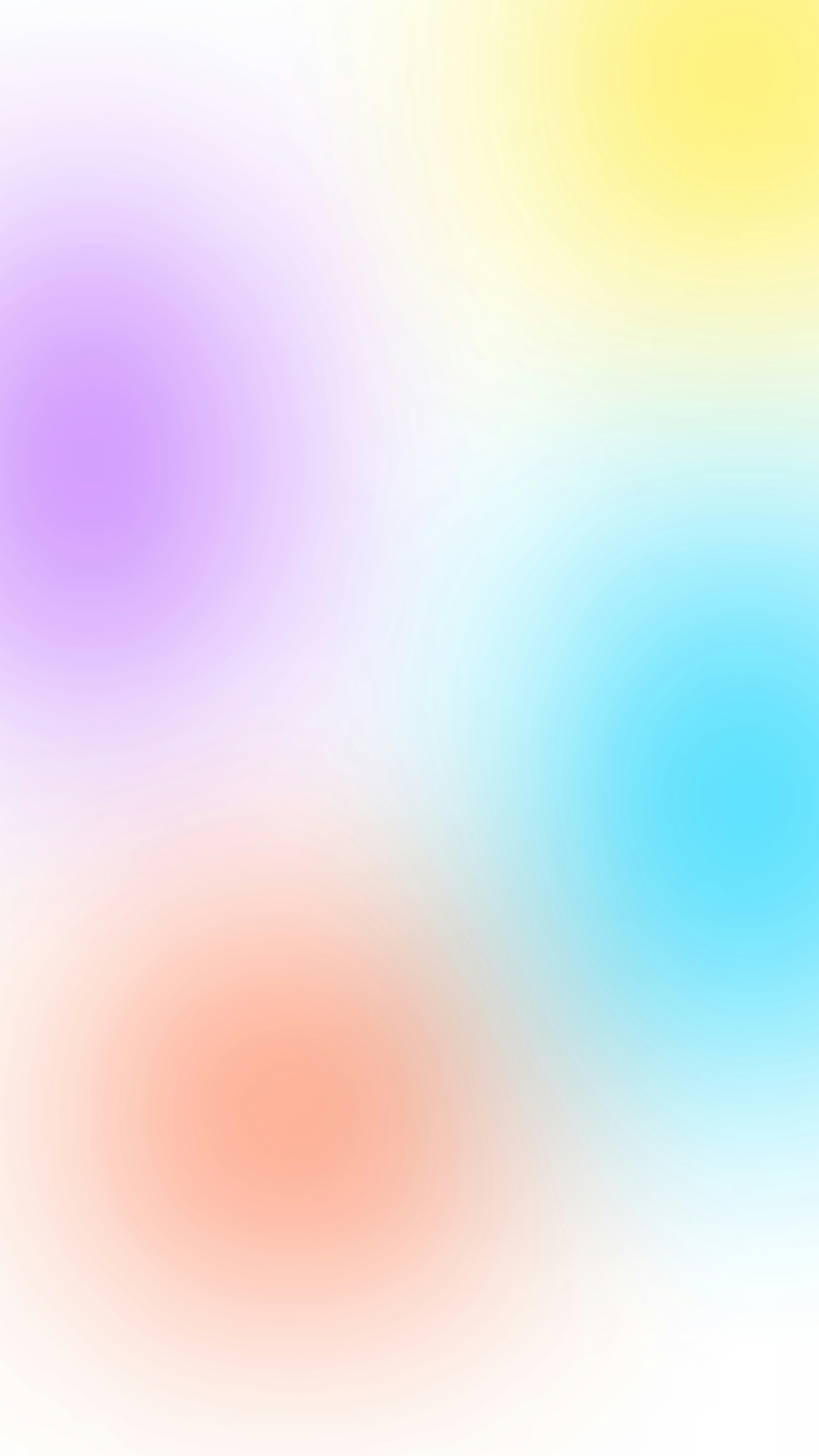 Blurry Circles Multi Color Abstract Soft Gradient