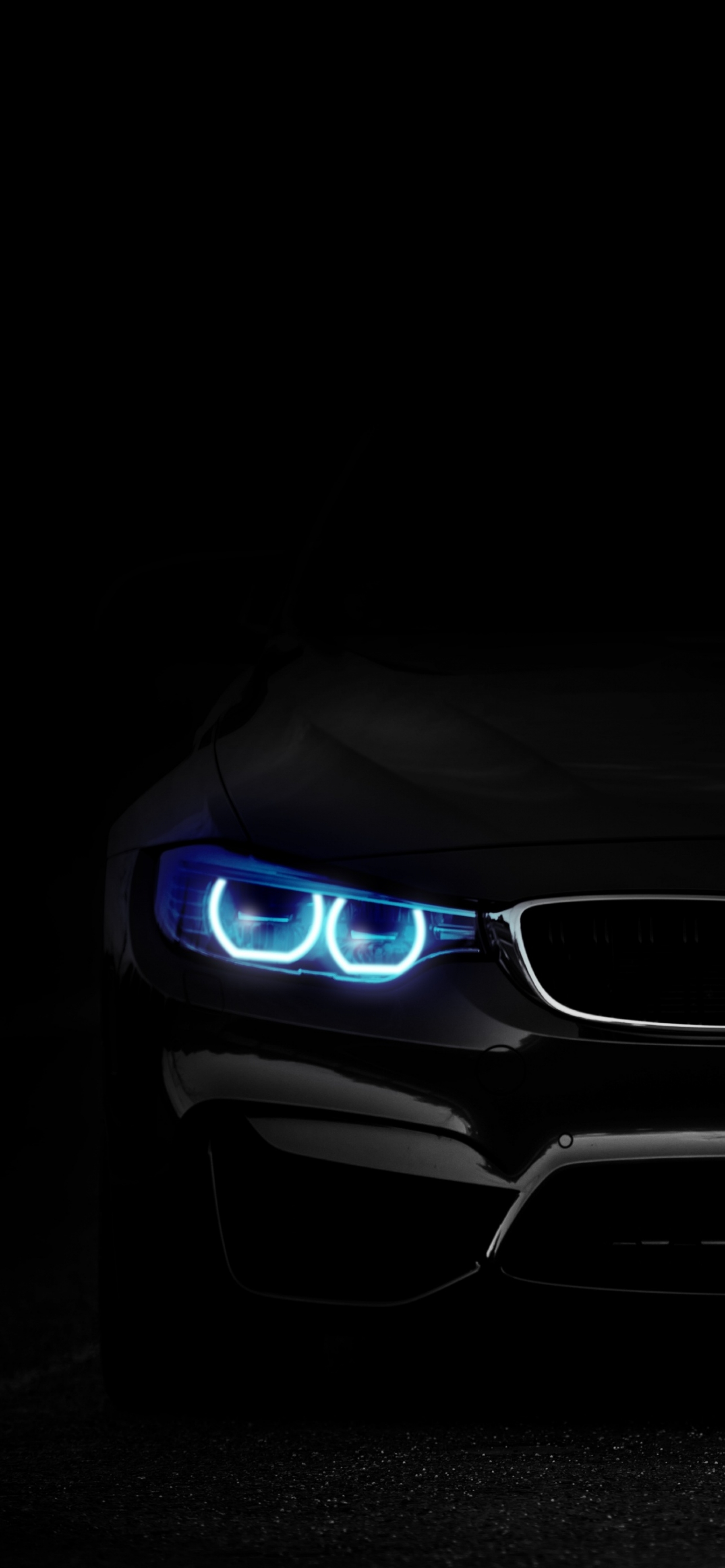 BMW Headlights Glowing In The Dark wallpaper for Apple iPhone, Apple Watch, Mac, iPad and Apple Watch