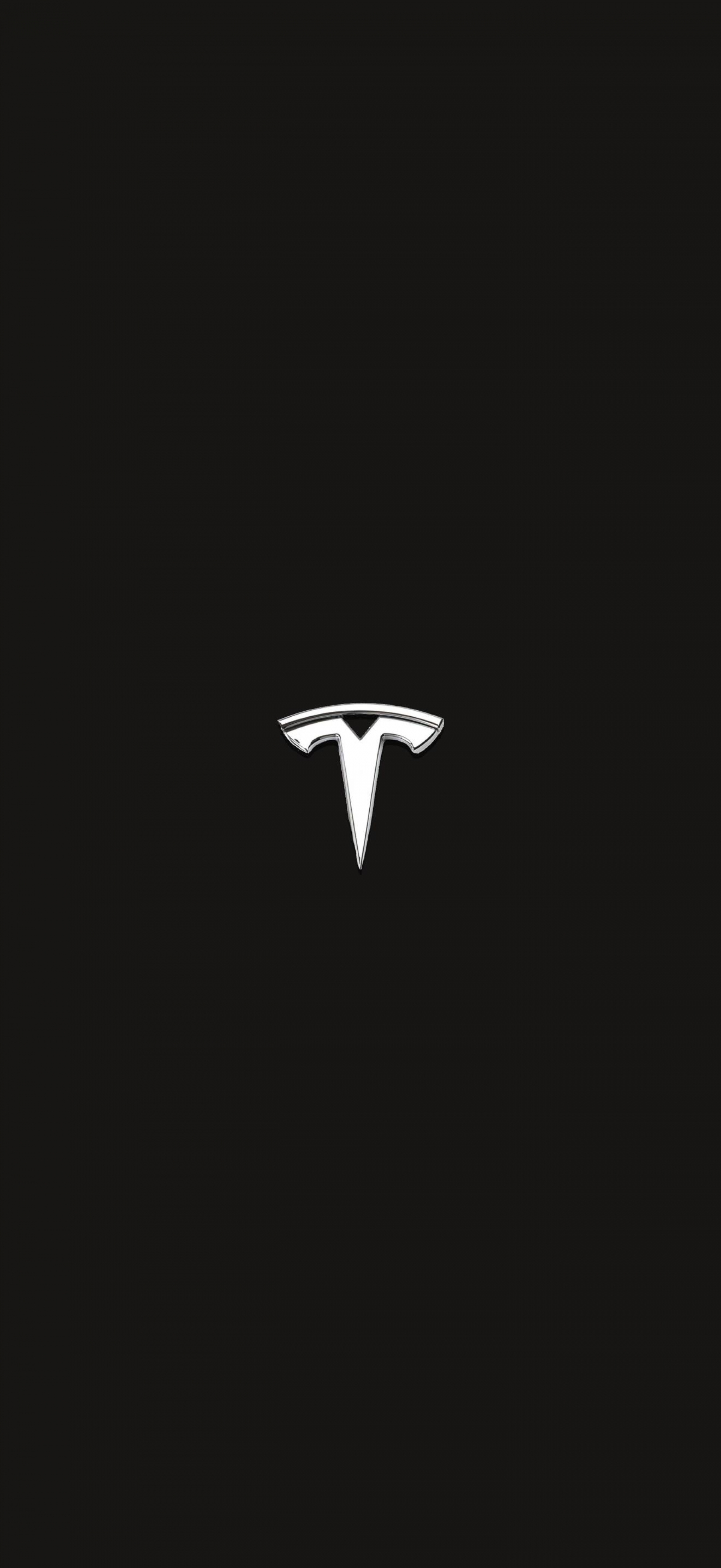 Brushed Aluminium Tesla Logo wallpaper for Apple iPhone, Apple Watch, Mac, iPad and Apple Watch