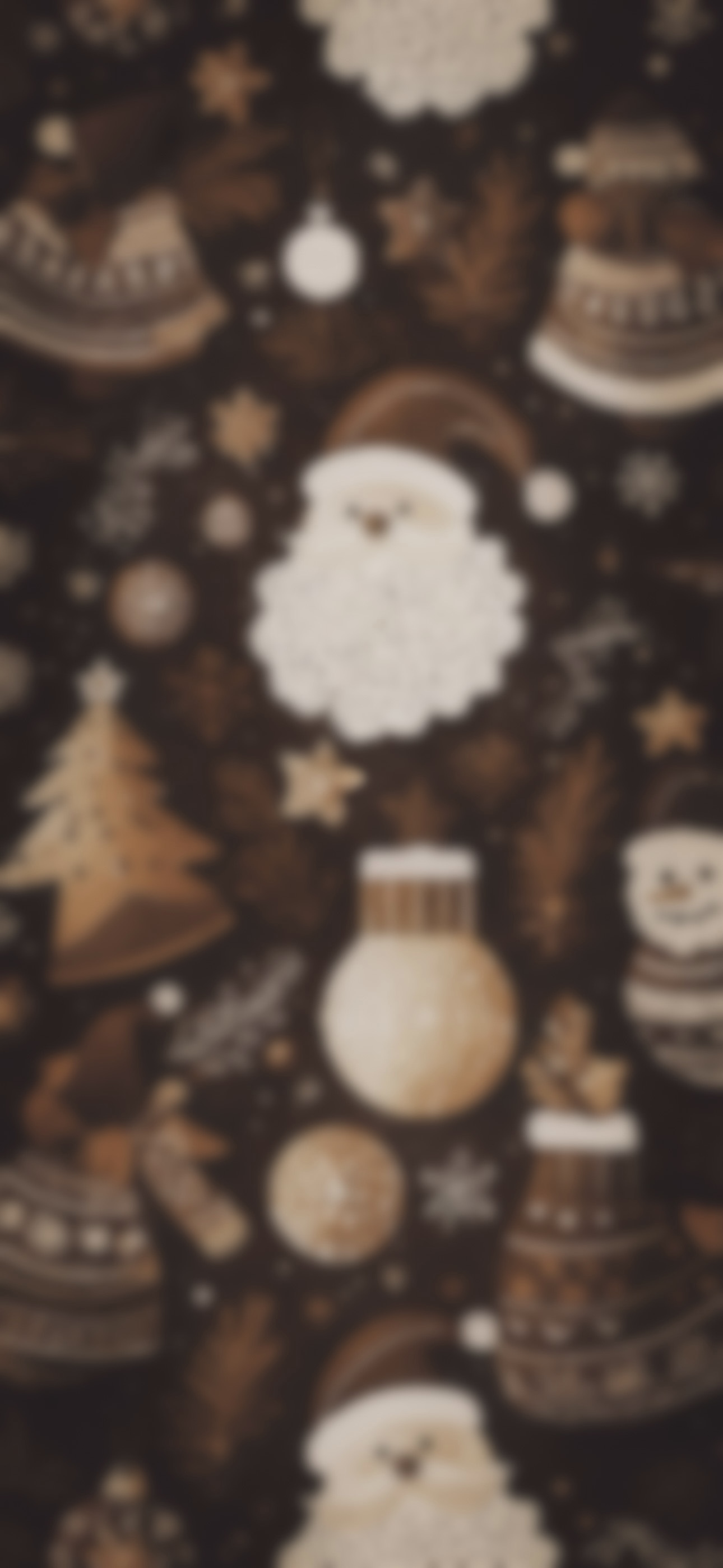 Christmas Texture Homescreen For iPhone Brown Cute Blur