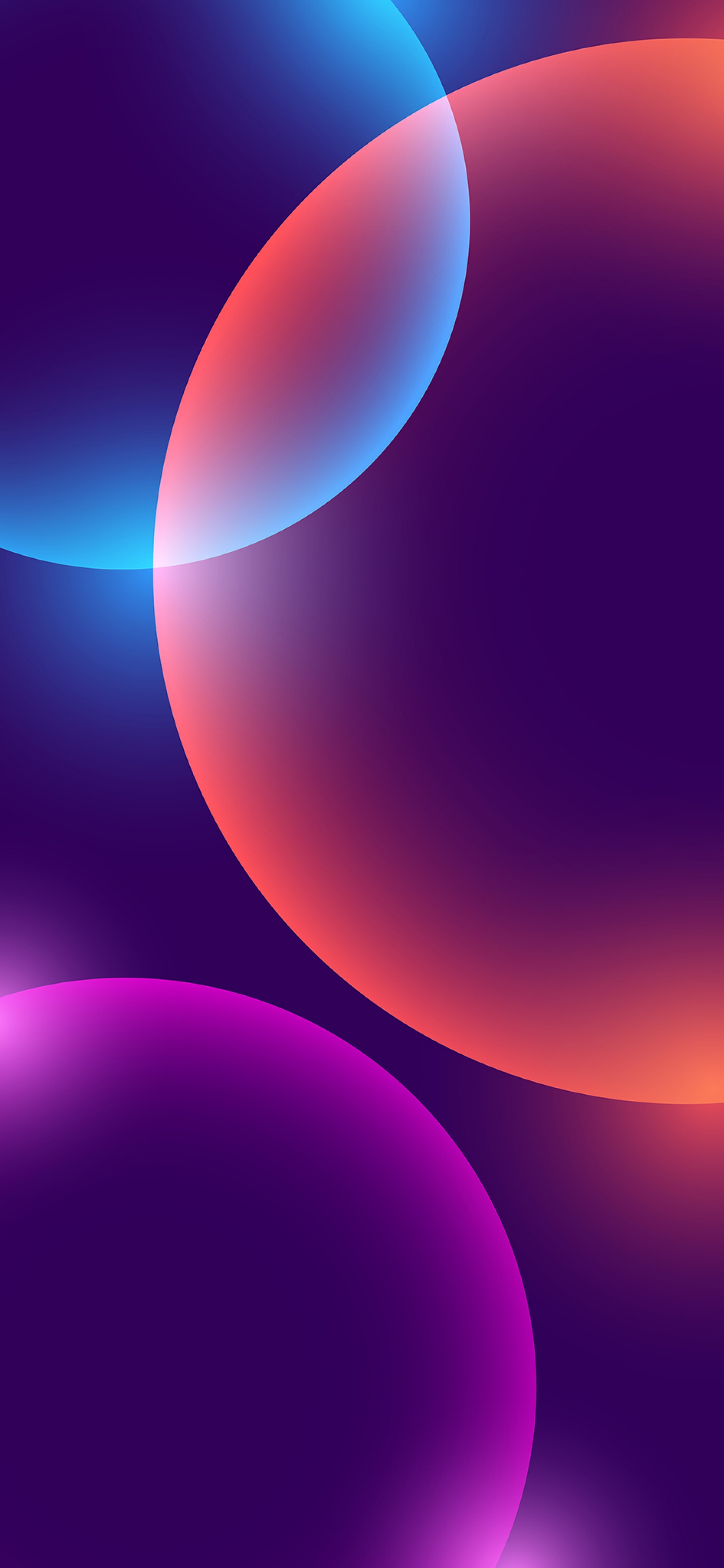 Circular Gradient Circles Bubbles iPhone 16 Pro Max 4K 5K 6K