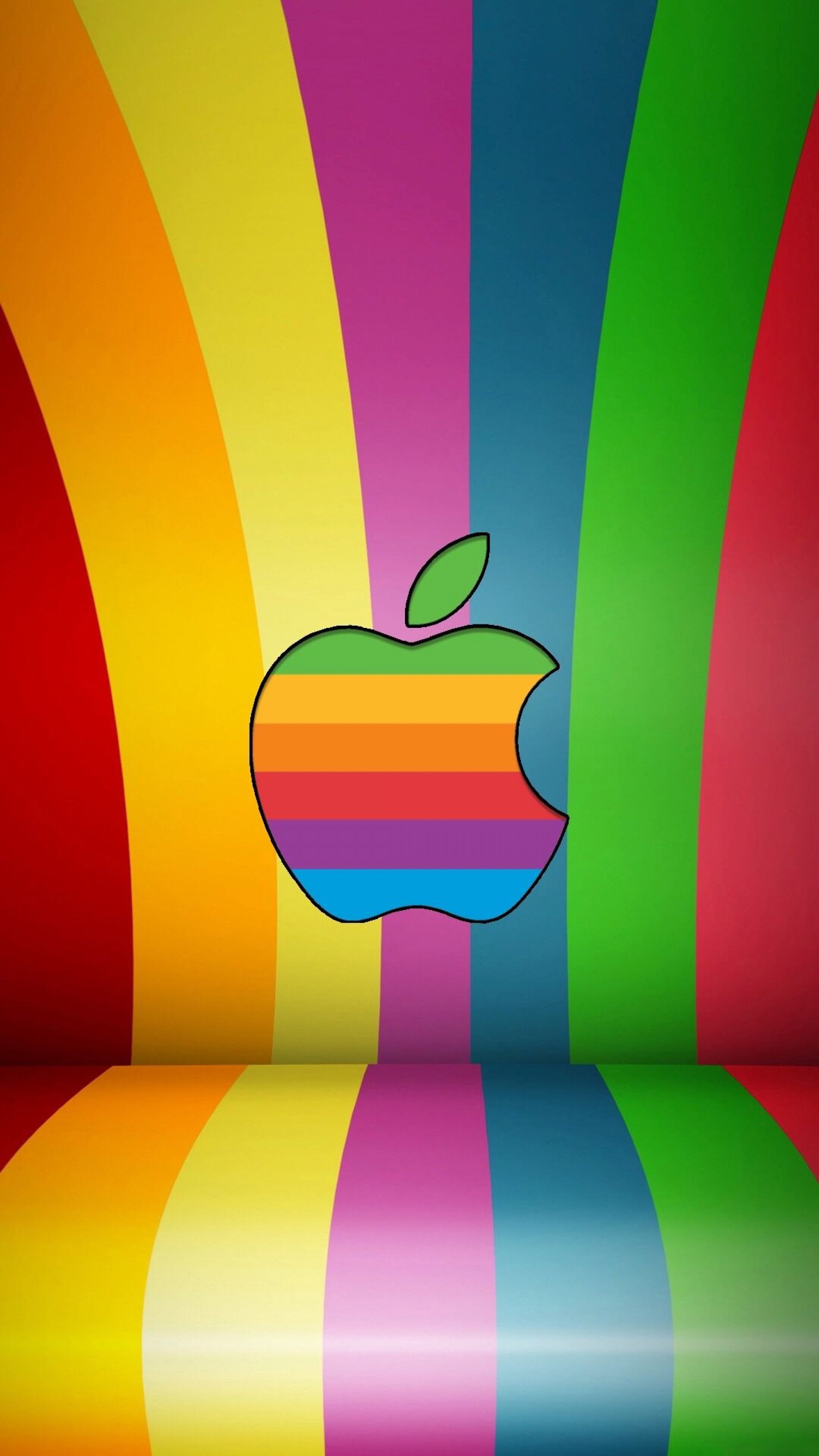 Classic Retro Apple Logo 3d wallpaper for Apple iPhone, Apple Watch, Mac, iPad and Apple Watch