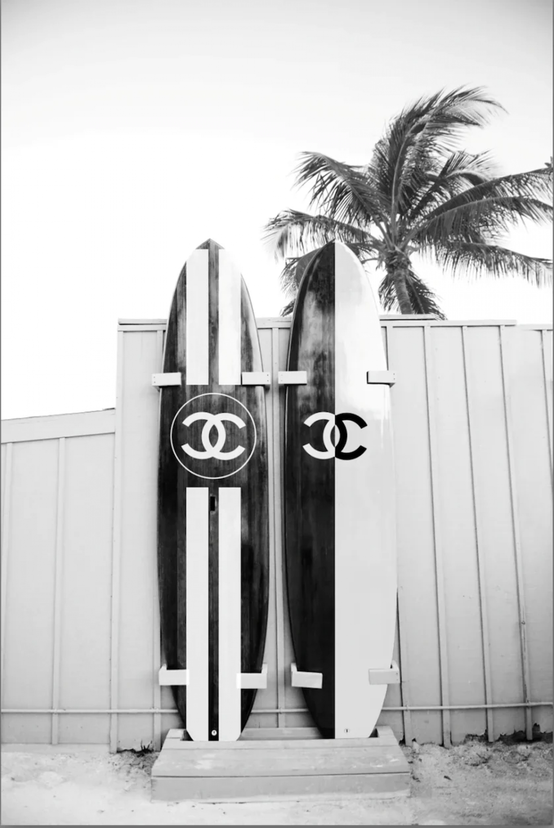 Coco Chanel Brand Logo Surfboards