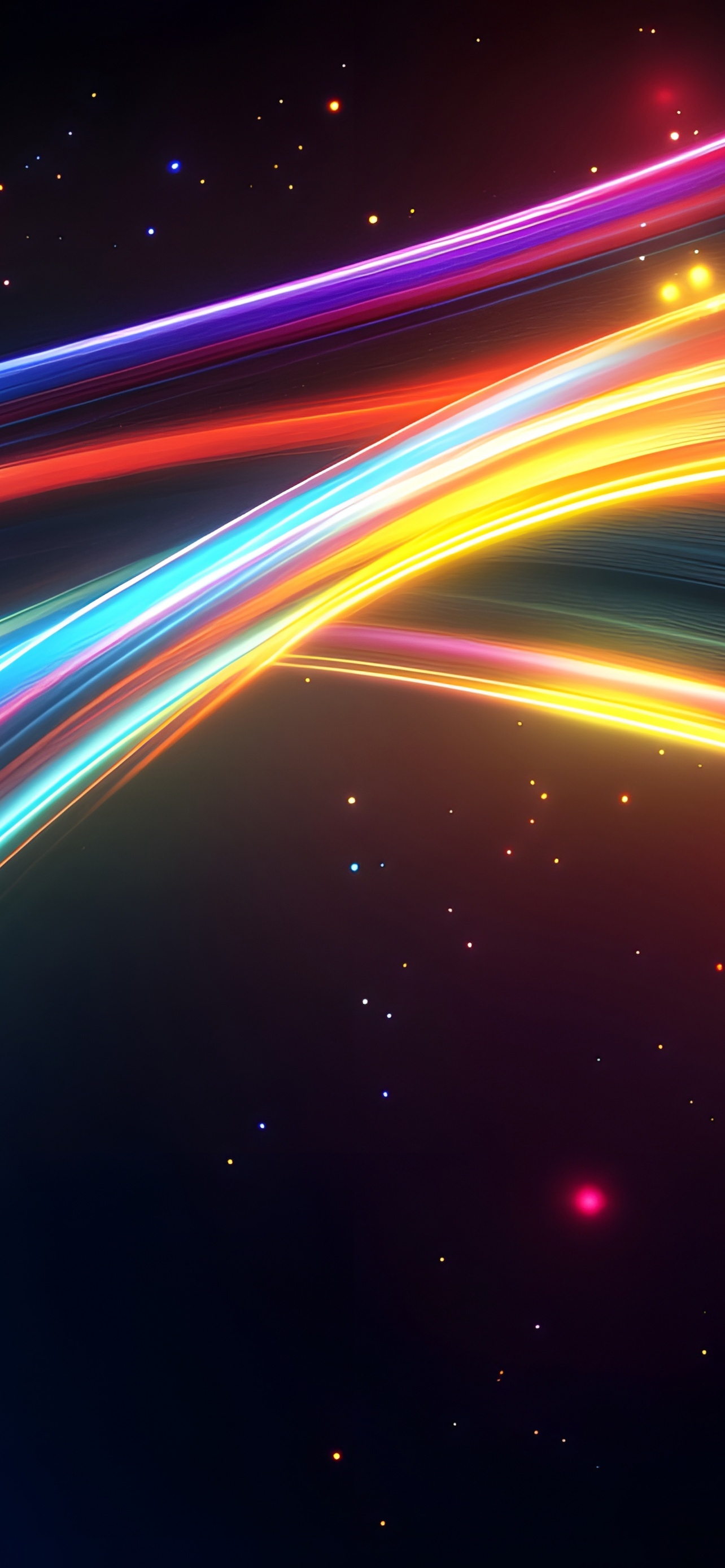 Colorful Neon Lines And Sparkles Best 2K 4K HD Desktop Background Images And Wallpapers For iPhone And Android