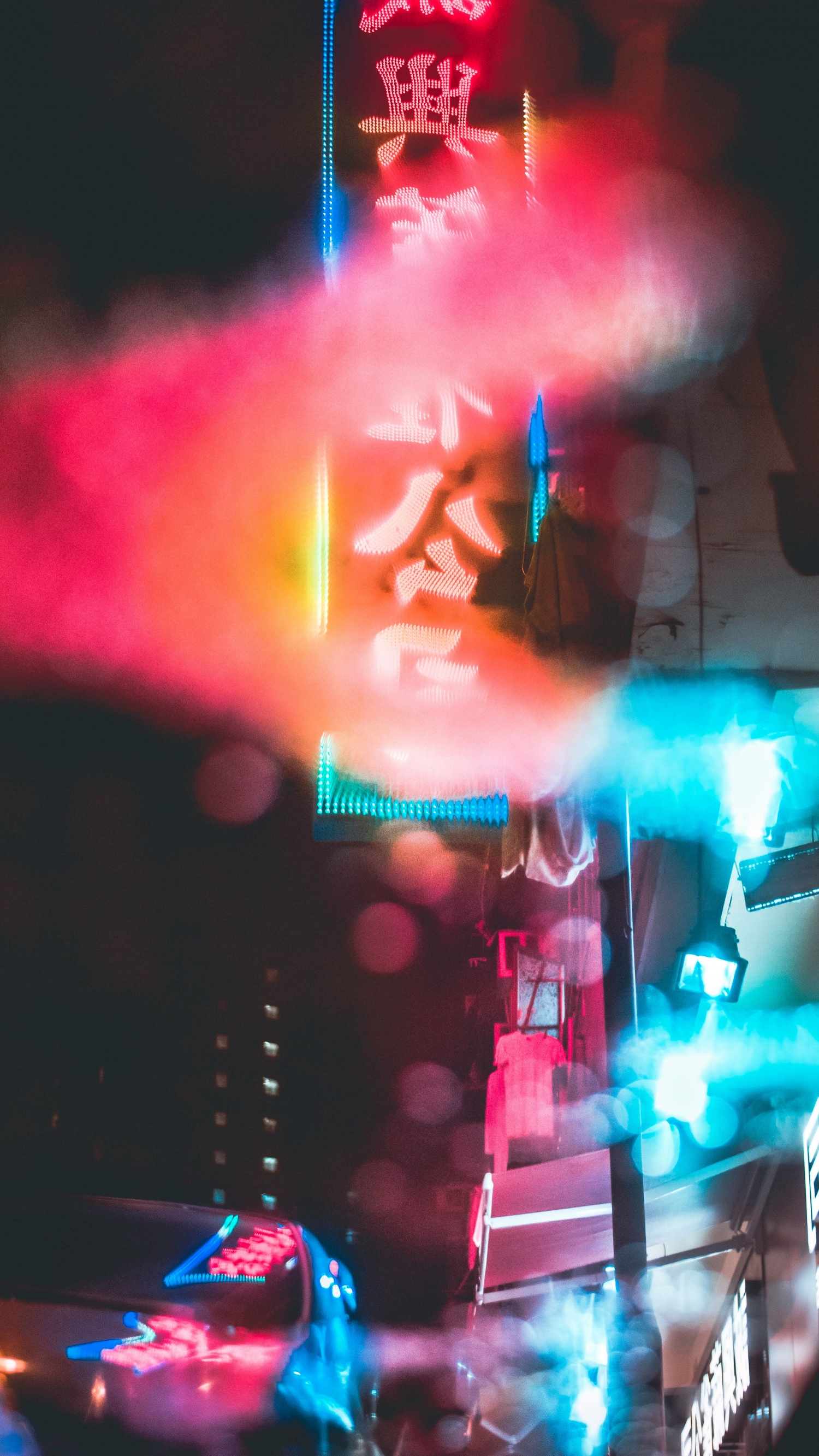 Colourful Colorful Neon Japanese Streets Neon Signs At Night