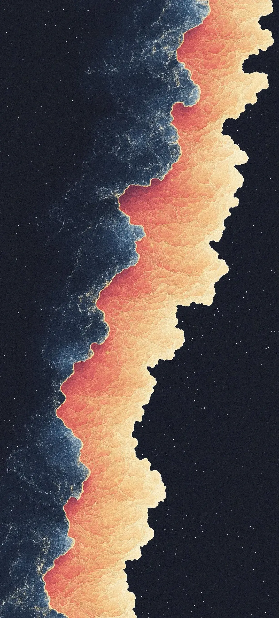 Creative Artistic Combination Of Stars Clouds And Earth Best Wallpapers For Apple iPhone 16