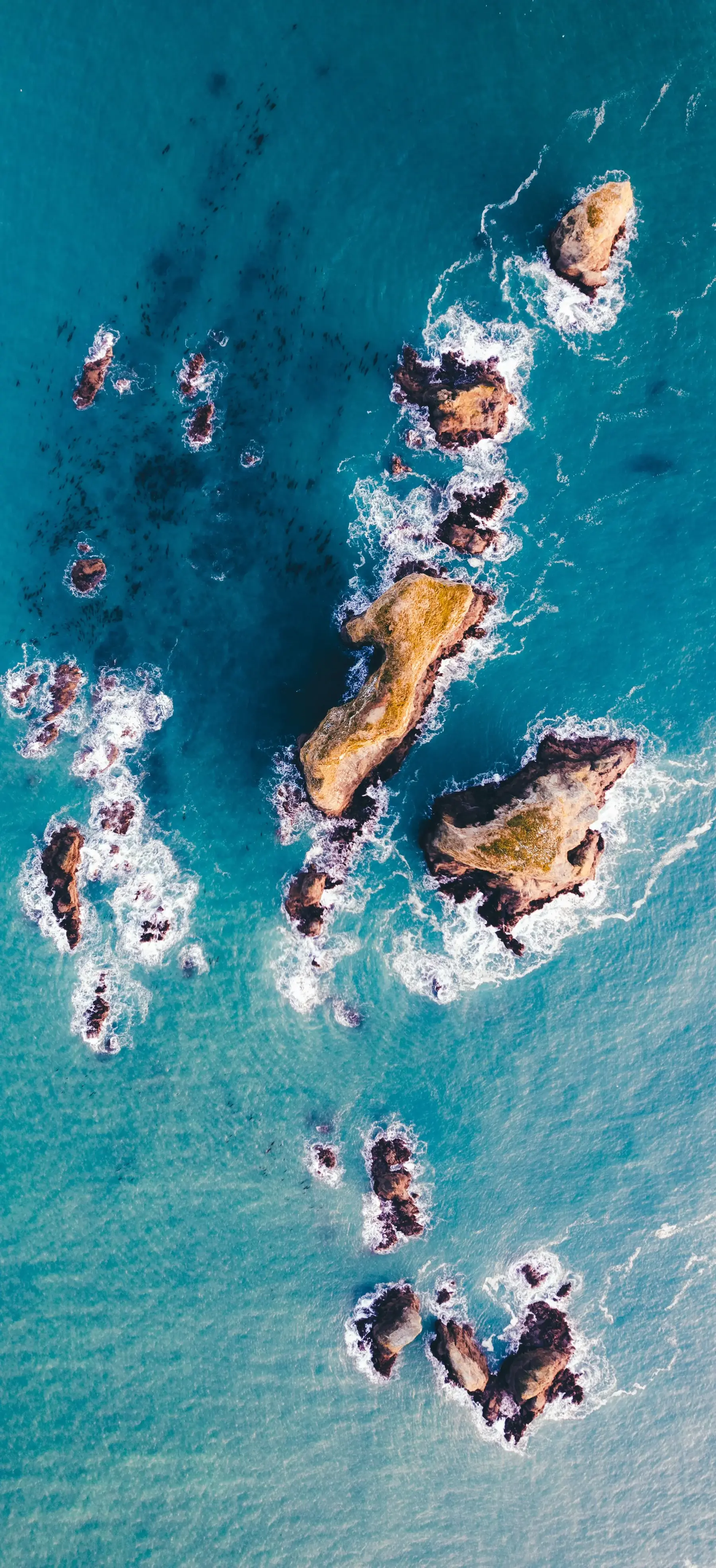 Crystal Clear Blue Water And Rocks From Above Drone Shot Most Popular Download Free Wallpapers For iPhone 12 13 14 15 16 Pro Max And Android Drone Shot