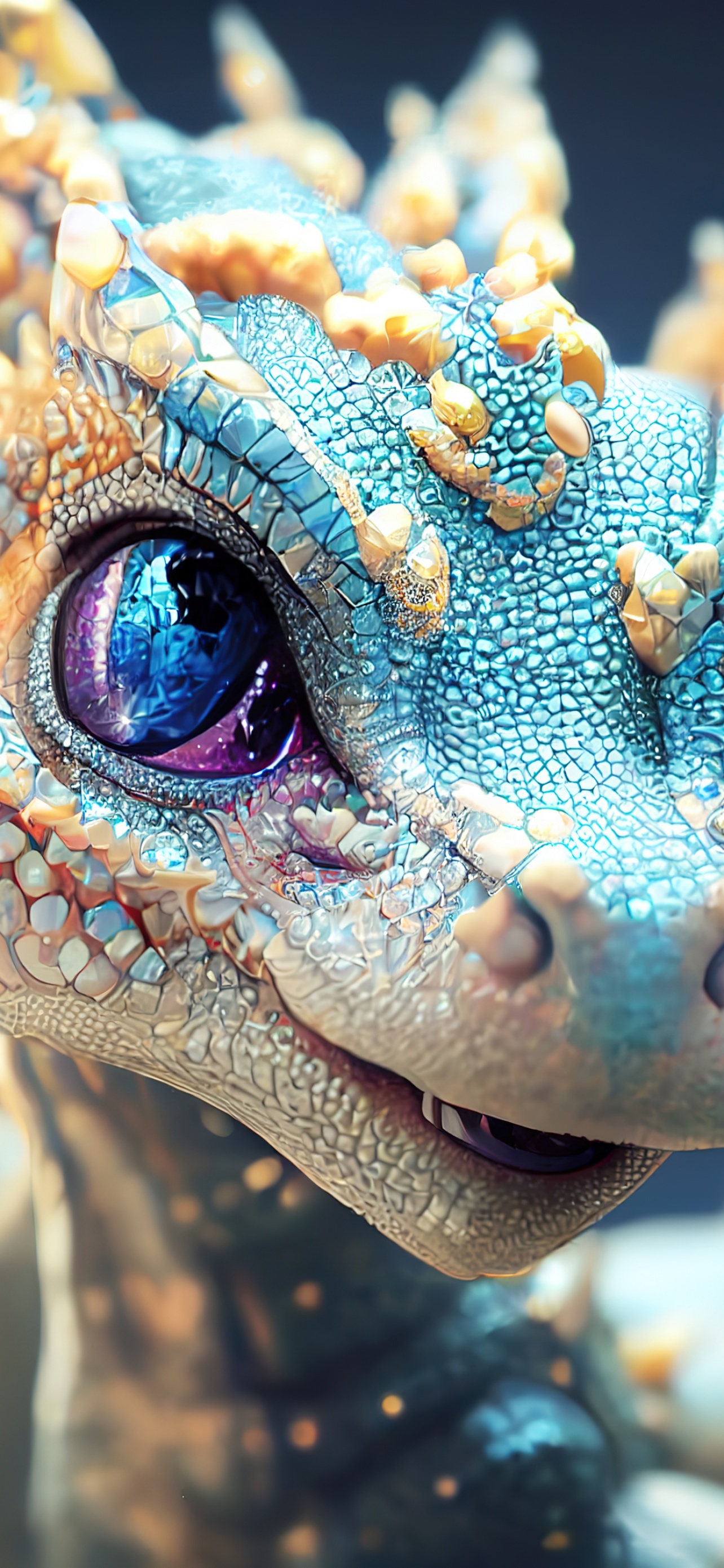 Cute Dragon HDR wallpaper for Apple iPhone, Apple Watch, Mac, iPad and Apple Watch