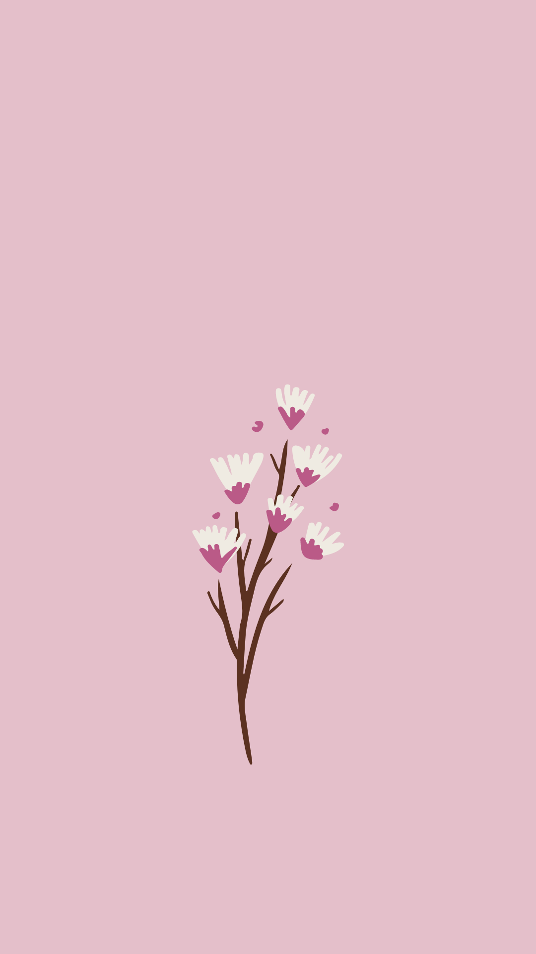 Cute Wallpapers For Girls Feminine Girly Femme Flower Minimal wallpaper for Apple iPhone, Apple Watch, Mac, iPad and Apple Watch