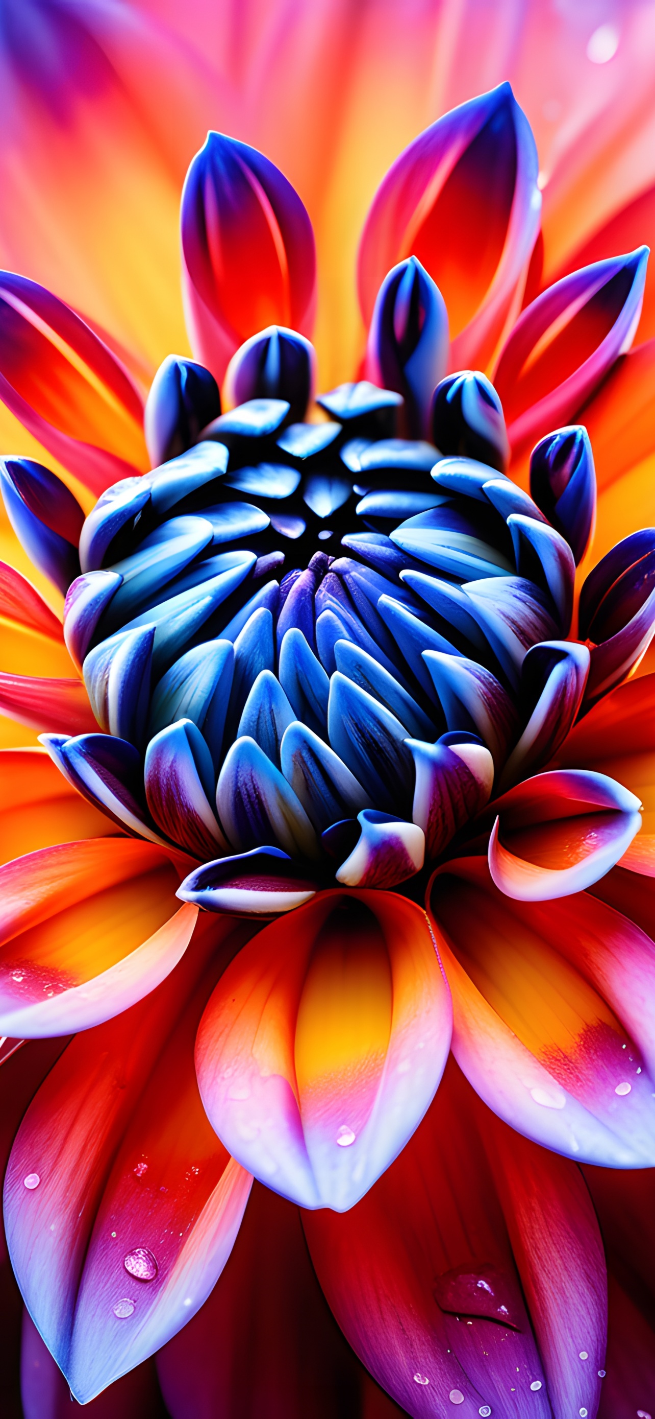 Dahlia Flower AI Colorful Best iPhone And Android Desktop Lock Screen Home Screen Wallpapers Backgrounds And Screensavers 2025 wallpaper for Apple iPhone, Apple Watch, Mac, iPad and Apple Watch