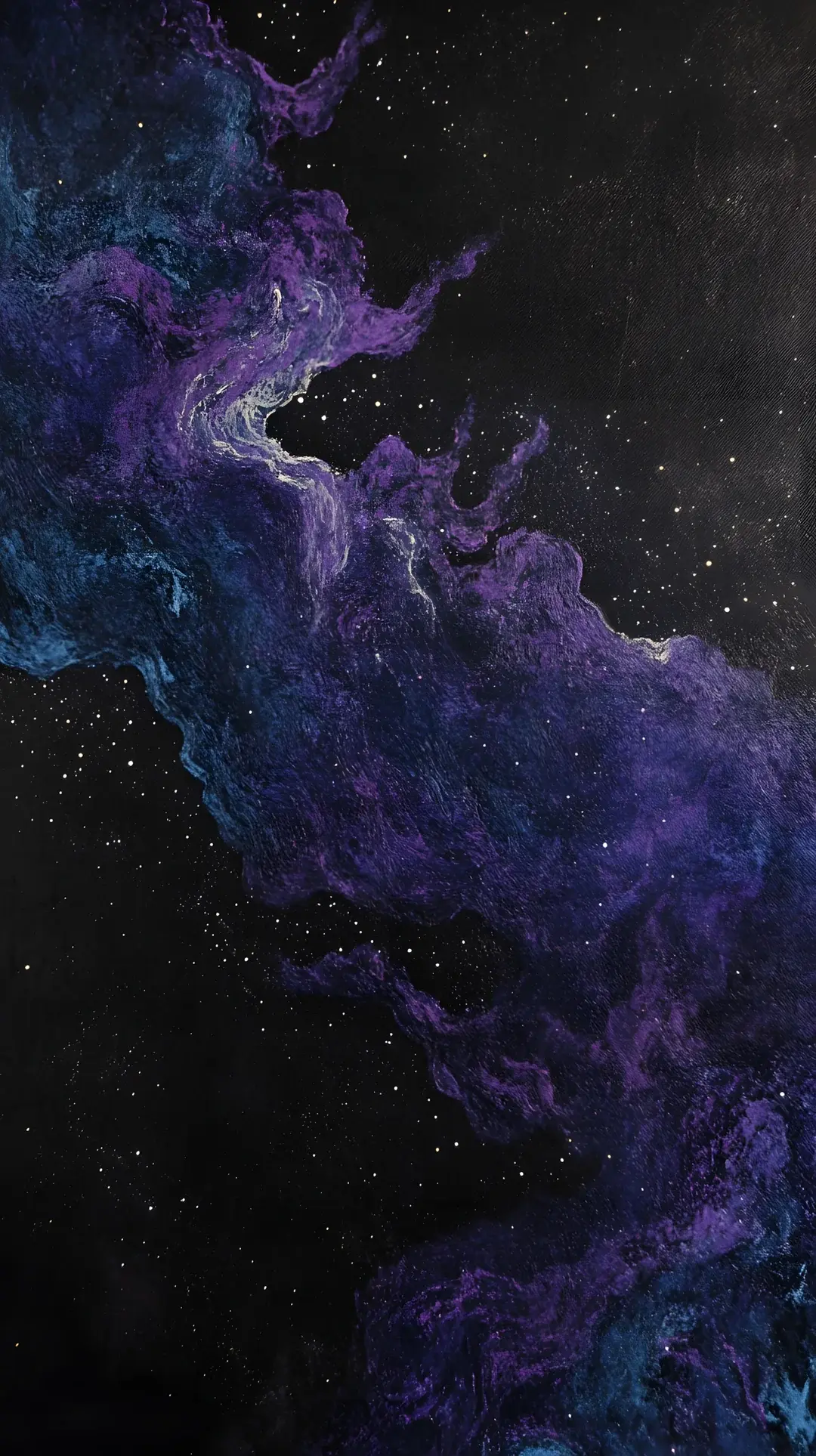 Daily Wallpapers Dark Purple Abstract Painting Artworks