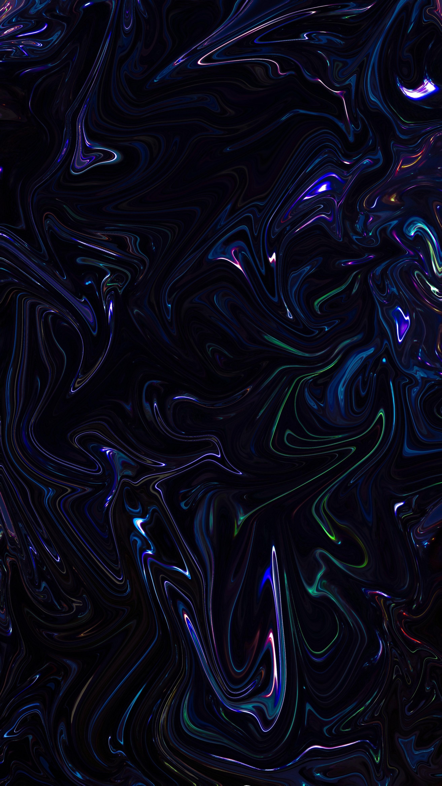 Dark Iridescent Colorful