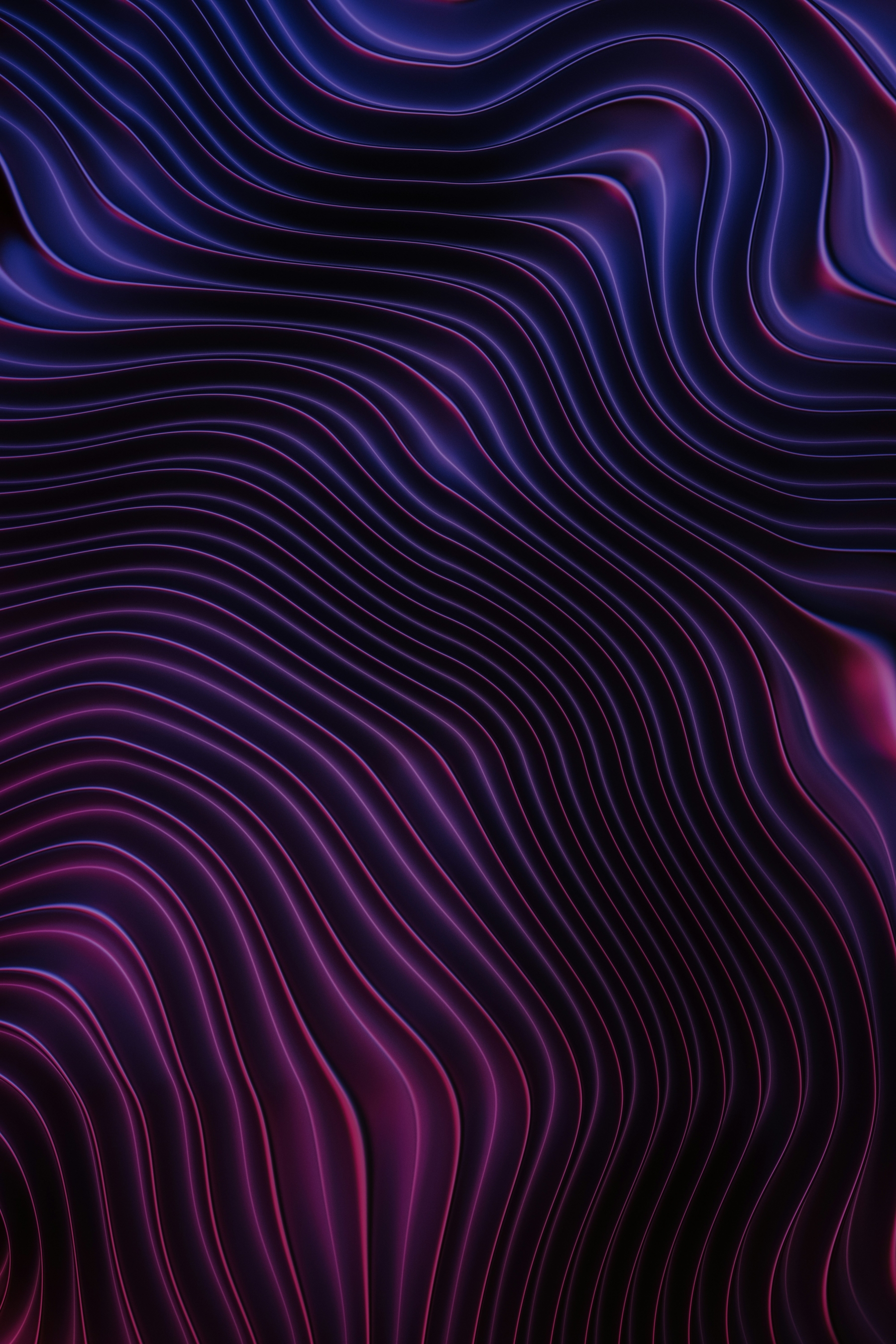 Dark Purple Abstract Computer Generated Gradient