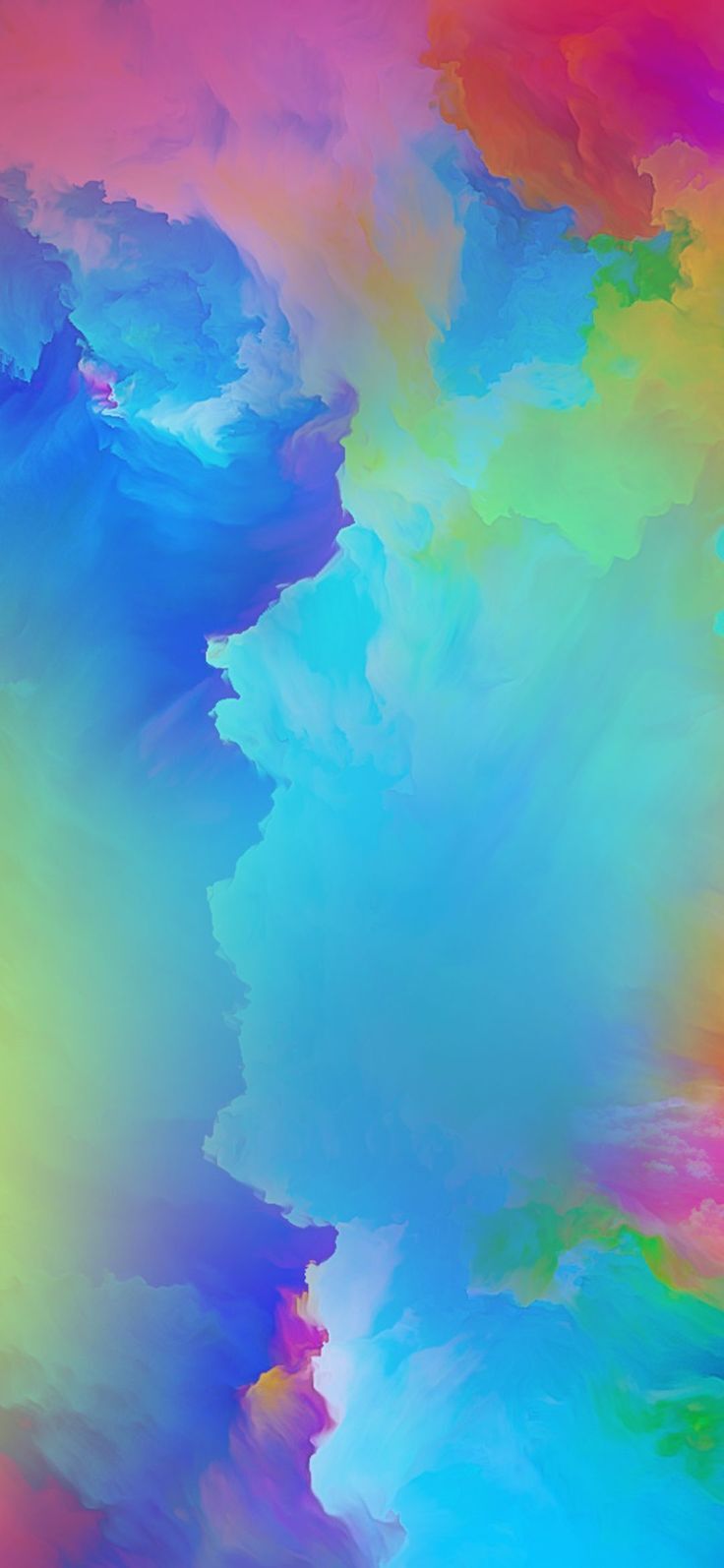 Default Stock Wallpapers For Samsung Galaxy Rainbow Clouds Abstract