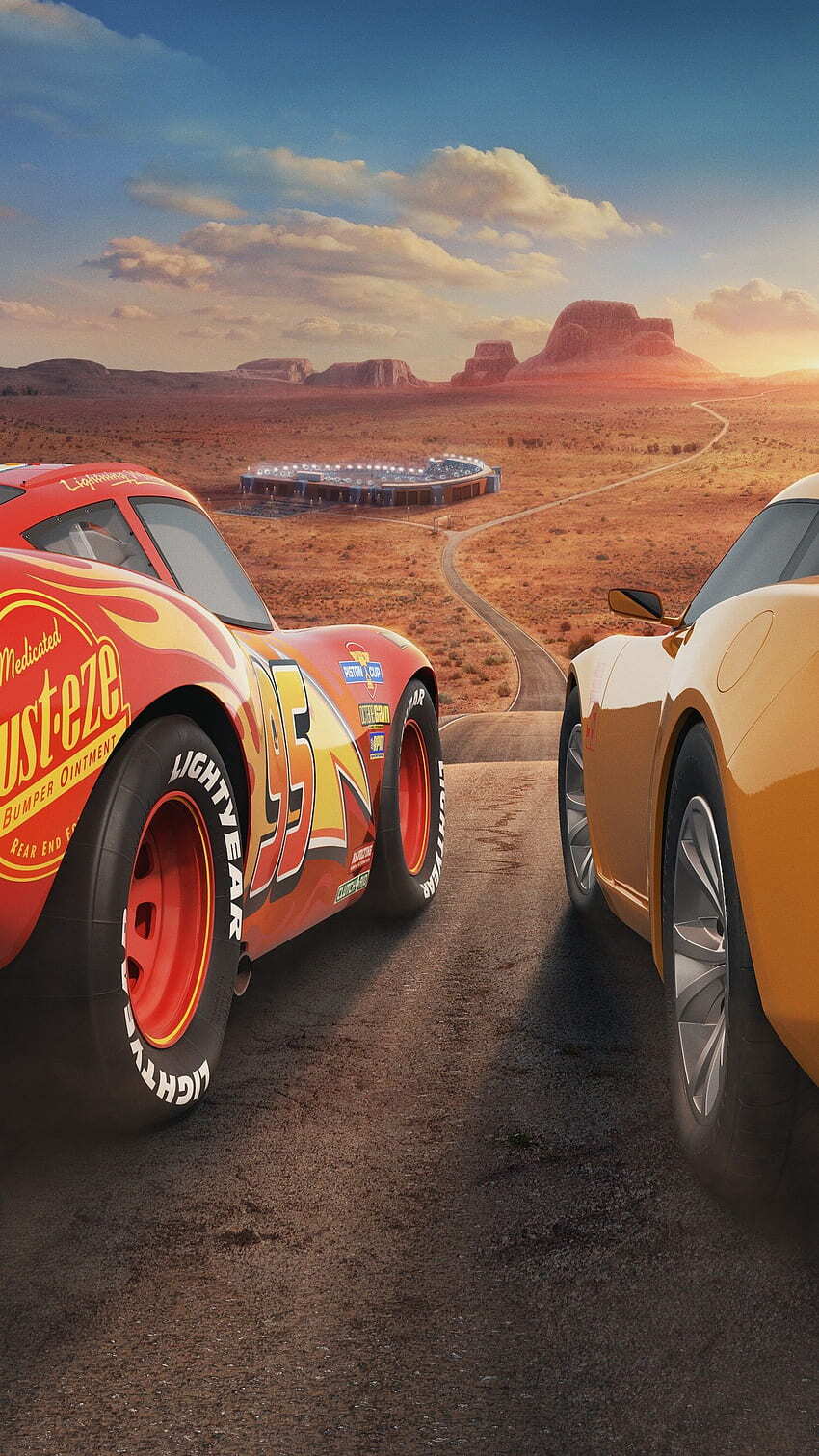 Desktop Wallpaper Cars 3 Disney Pixar Movie iPhone Best Cars Cars Cartoon Desert 2K