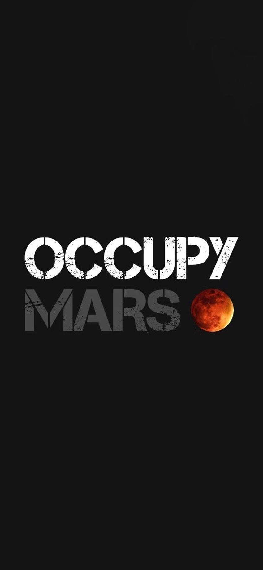 Desktop Wallpaper Occupy Mars From Elon Musk On Twitter X App Iphonex