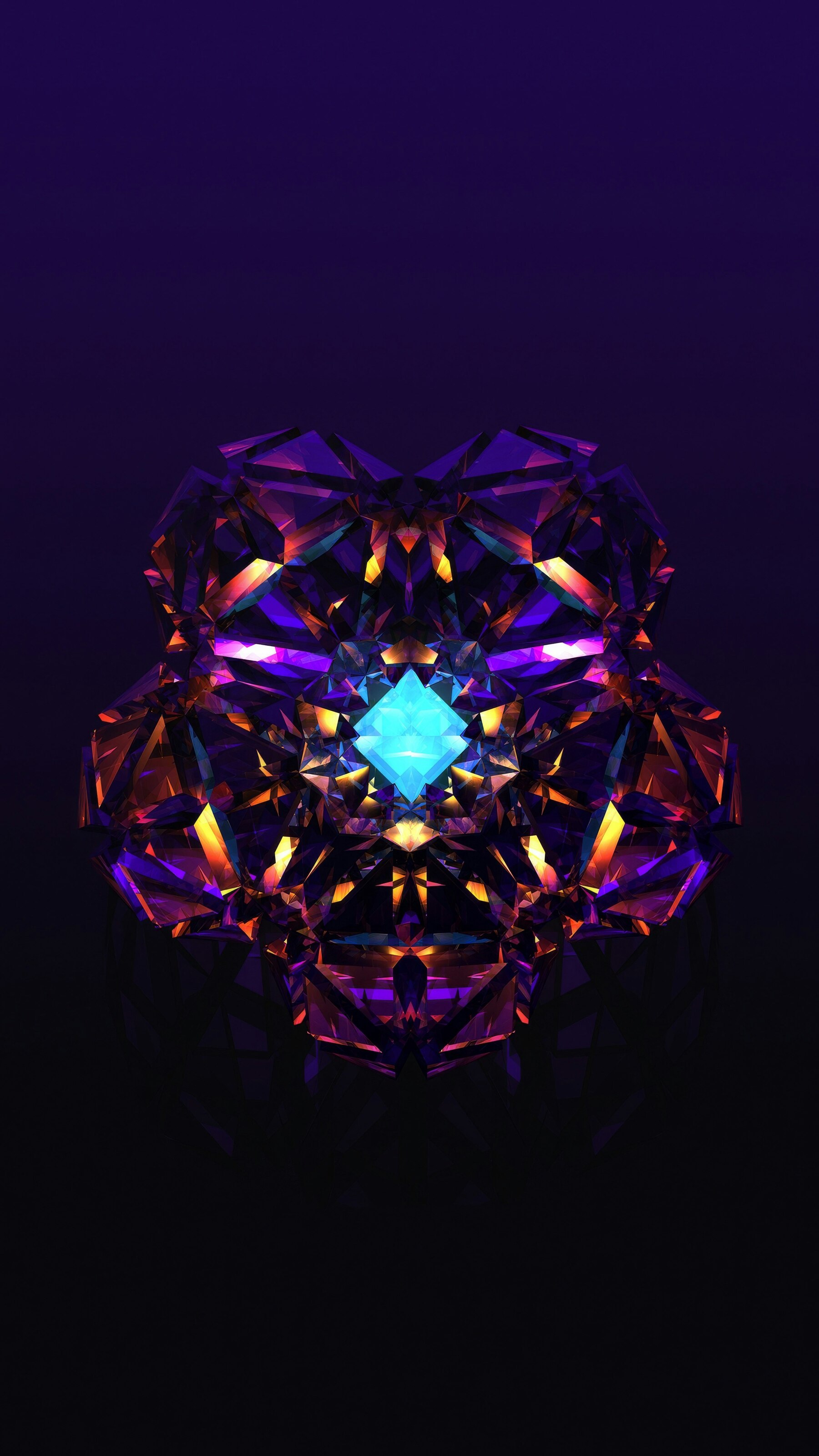 Diamonds Inspired Purple Creative Abstract MKBHD Panels App