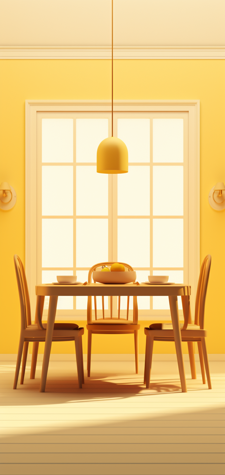 Dining Room Yellow Apple HomeKit Default wallpaper for Apple iPhone, Apple Watch, Mac, iPad and Apple Watch