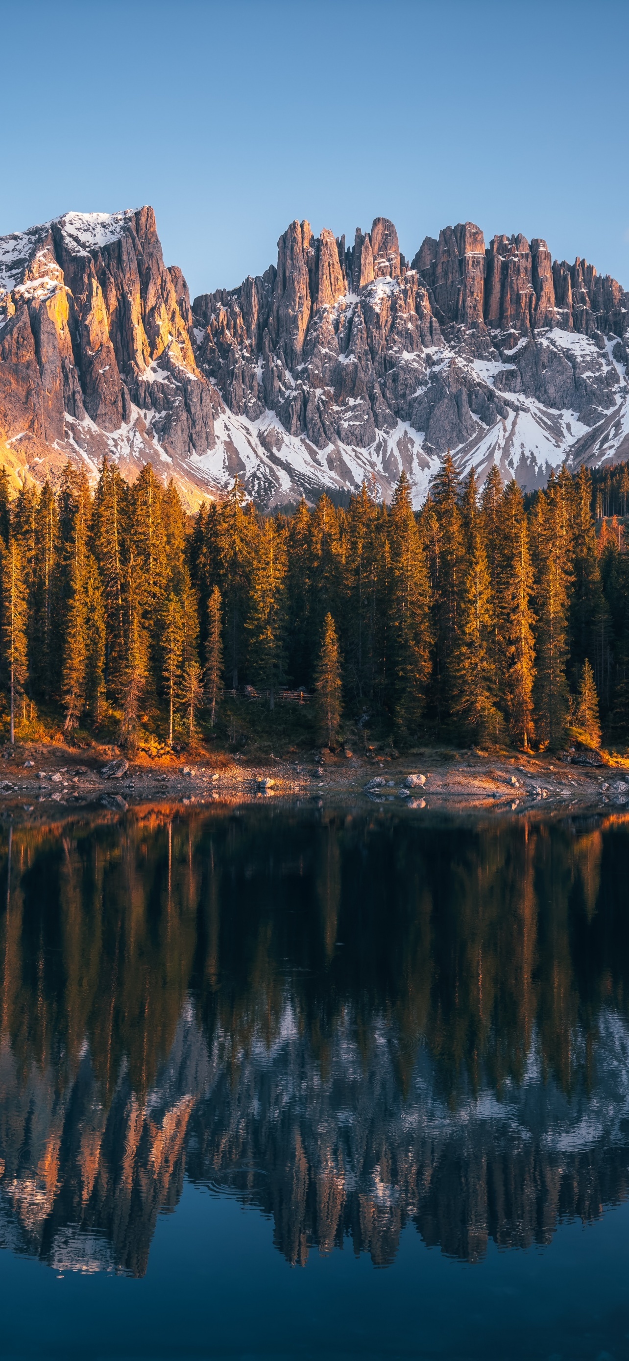 Dolomites Karersee Nature Best 4K iPhone And 6K Android Desktop 5K 8K Lock Screen Home Screen Wallpapers Backgrounds And Screensavers 2025