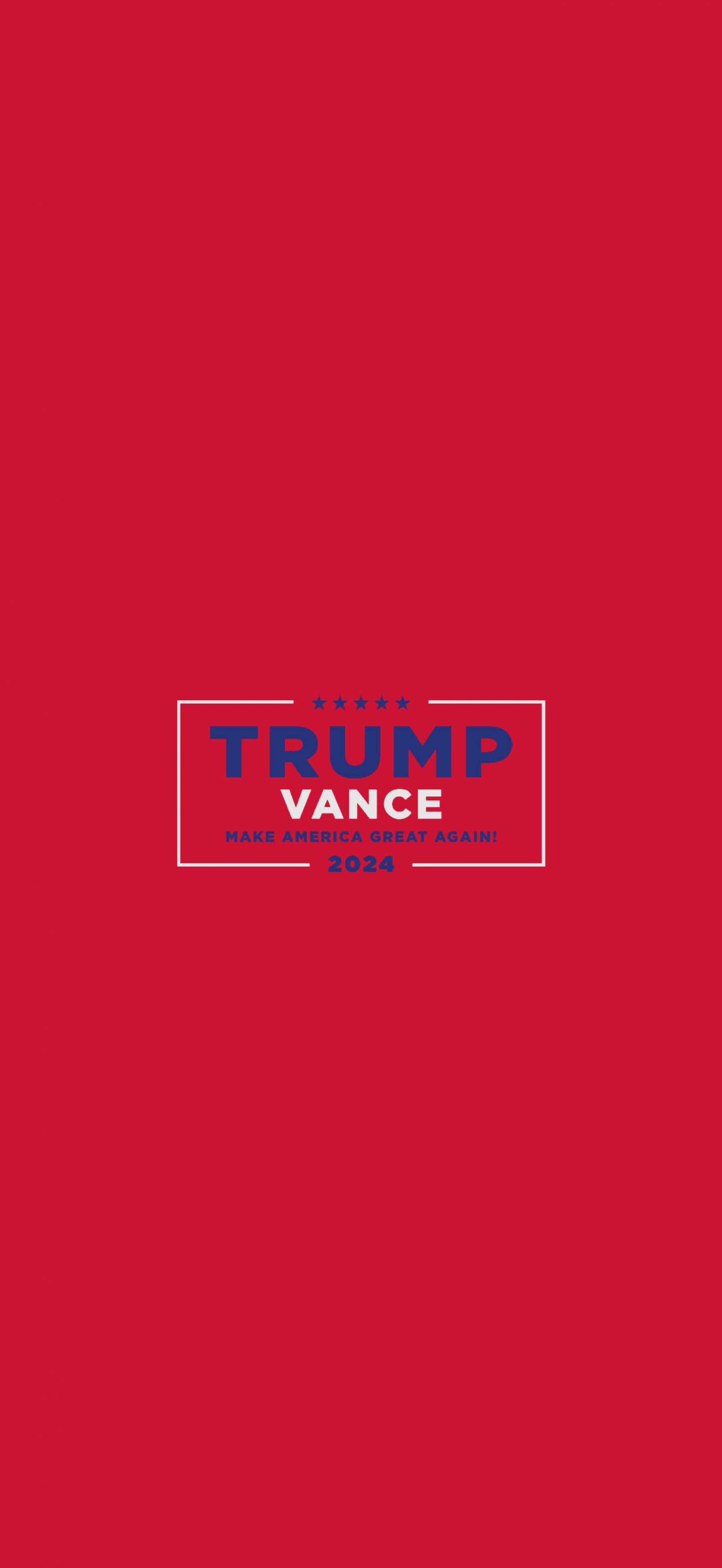 Donald Trump JD Vance Campaign 2024 Official Red