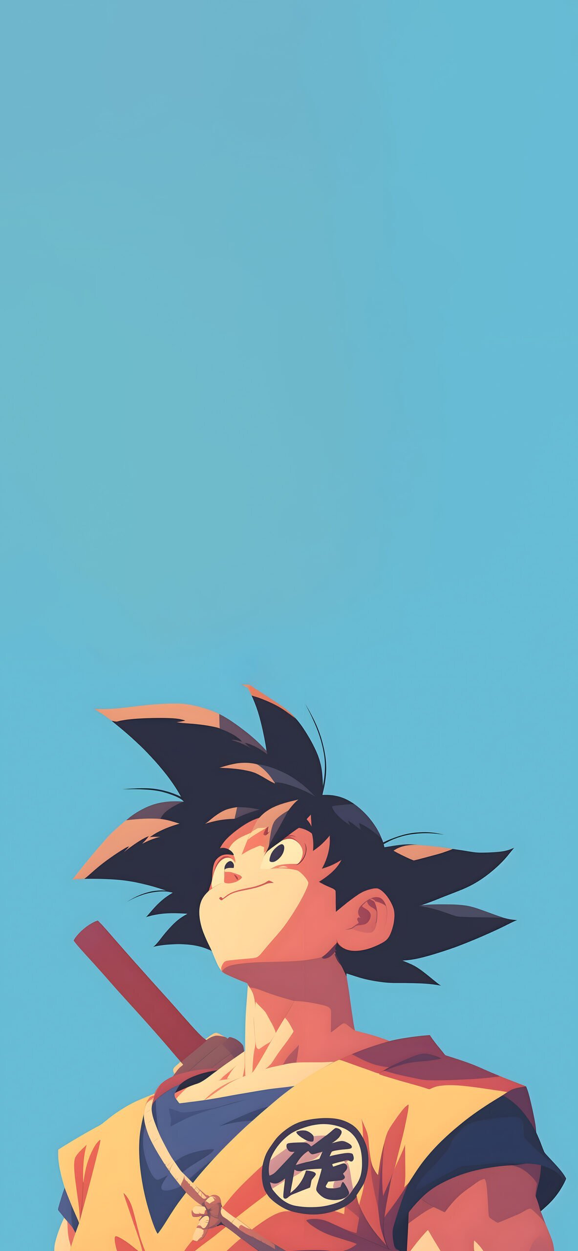 Dragon Ball Goku Minimalist Wallpaper Scaled