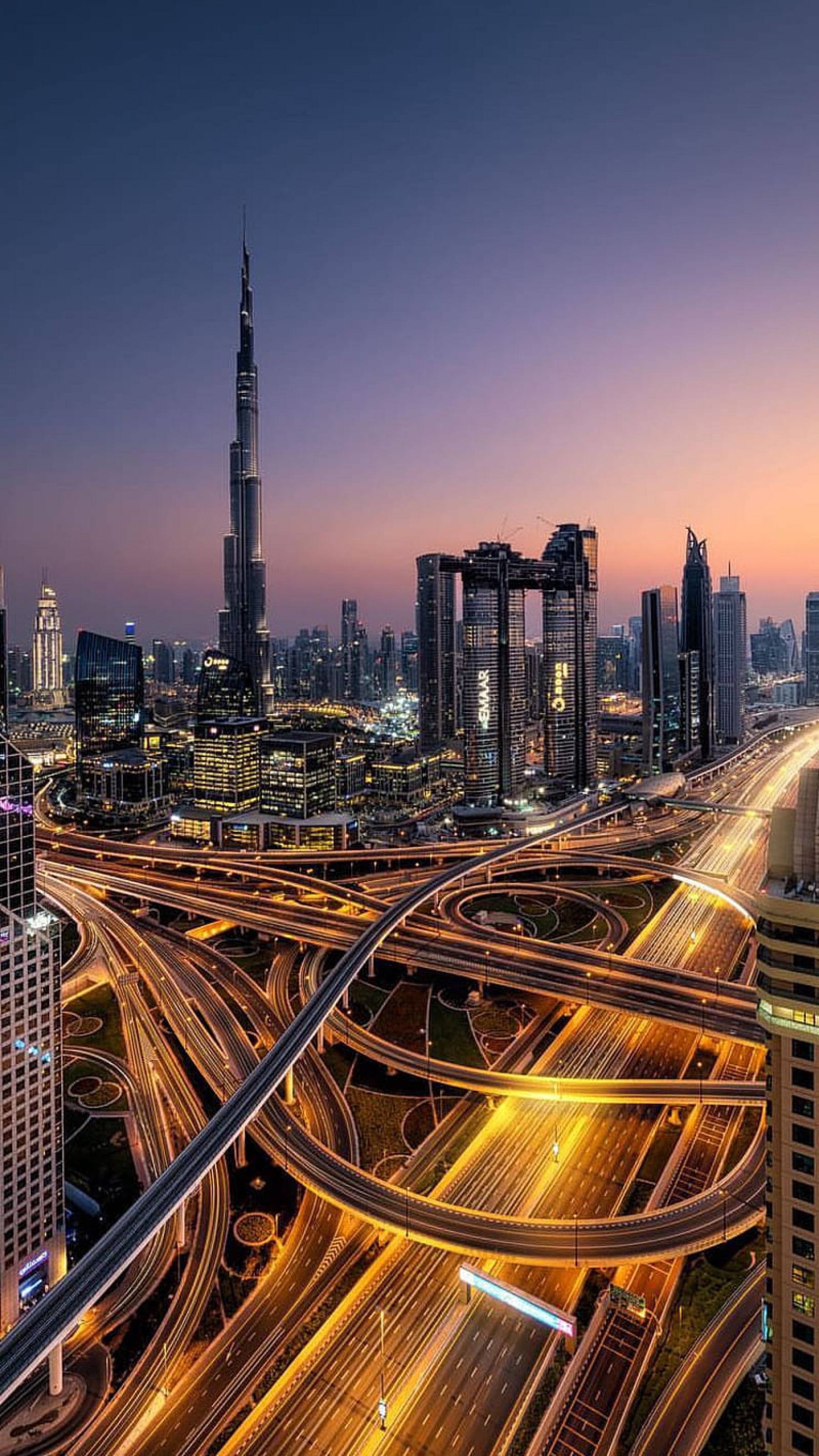 Dubai At Sunset Highways