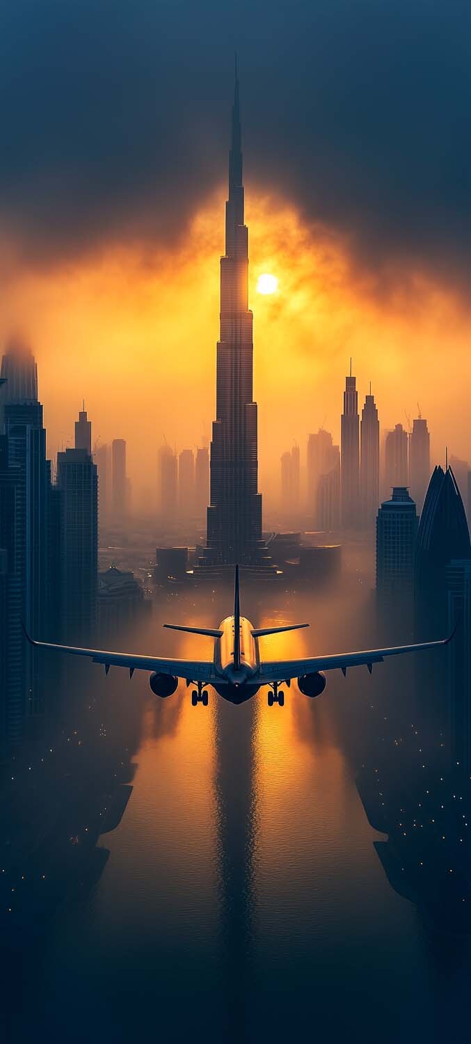 Dubai Flight iPhone Wallpaper Wallpaper For Apple iPhone And Google Android 2025 Top Wallpapers wallpaper for Apple iPhone, Apple Watch, Mac, iPad and Apple Watch