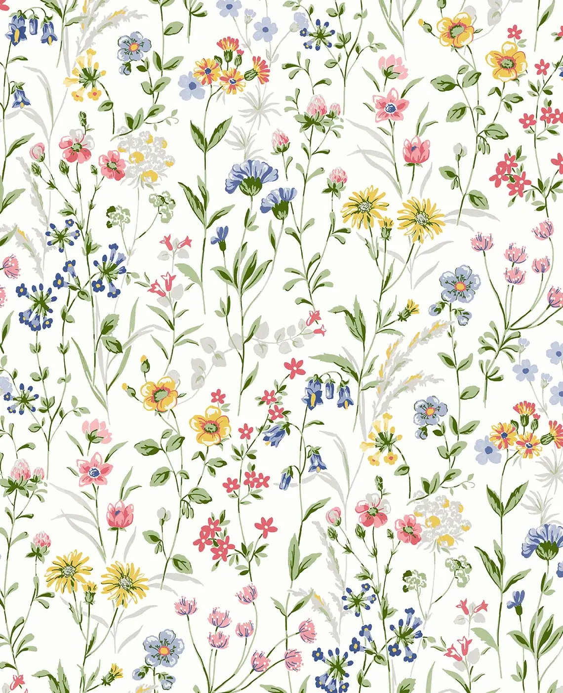 Floral Pattern Flowers Pattern Cute Girly Different Types Of Flowers wallpaper for Apple iPhone, Apple Watch, Mac, iPad and Apple Watch