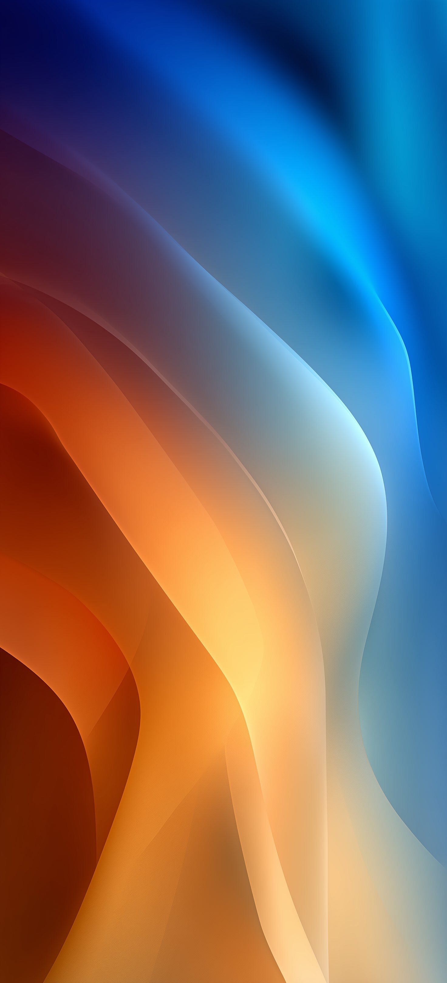 Fluid Gradient Orange And Blue Top Wallpapers Free Download For Apple iPhone Or Android Smartphones From X Twitter Pinterest Reddit iPhone 15 16 17 Pro Max And iPhone Air iPhone wallpaper