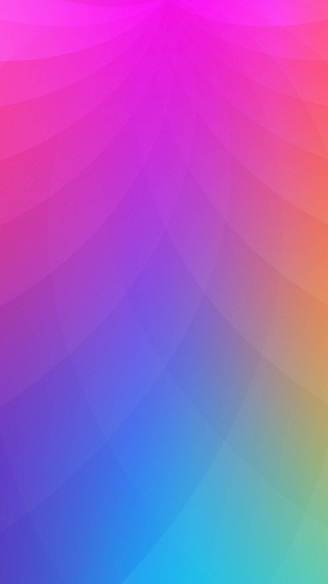 Flyme OS 6 Stock Pink Blue Petals Abstract Shapes